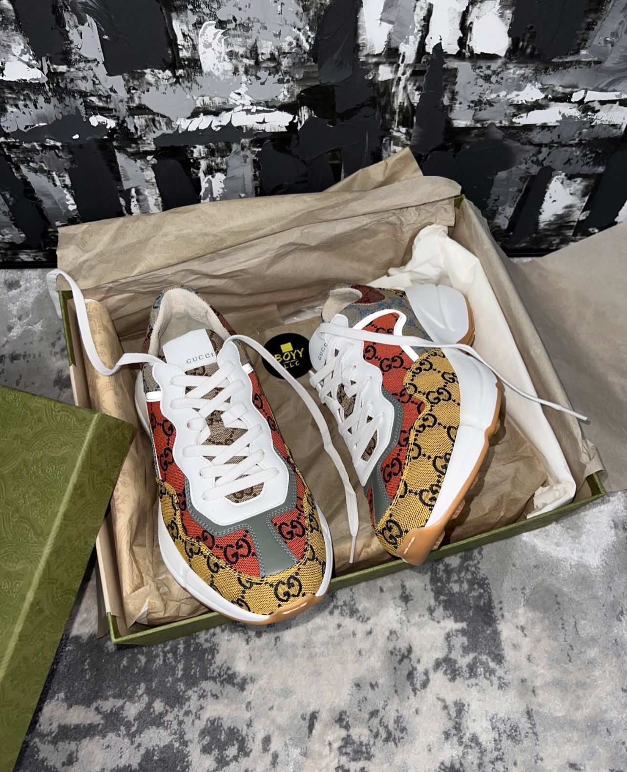 Gucci Rhyton Sneakers | Grailed