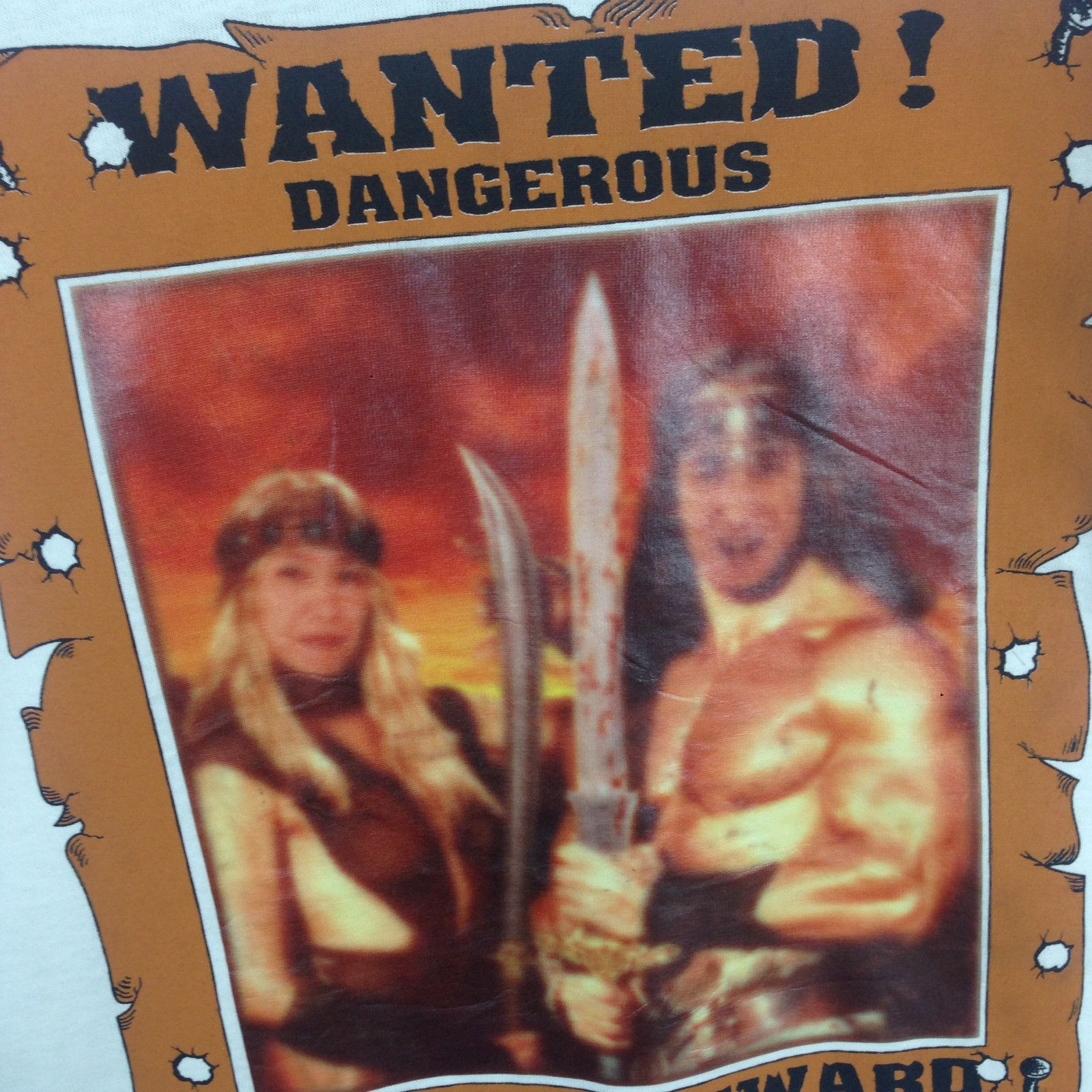 Vintage Wanted Dangerous 100,000 Reward By Universal Studio