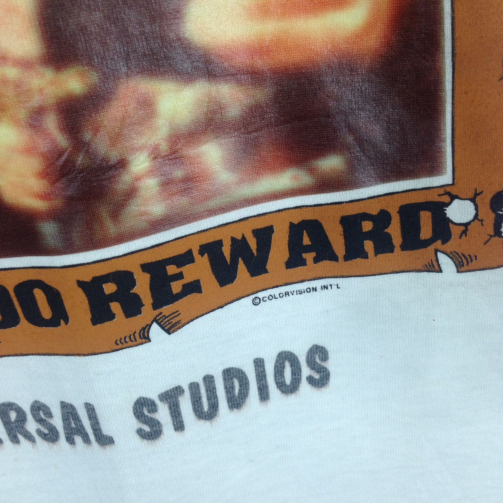 Vintage Wanted Dangerous 100,000 Reward By Universal Studio