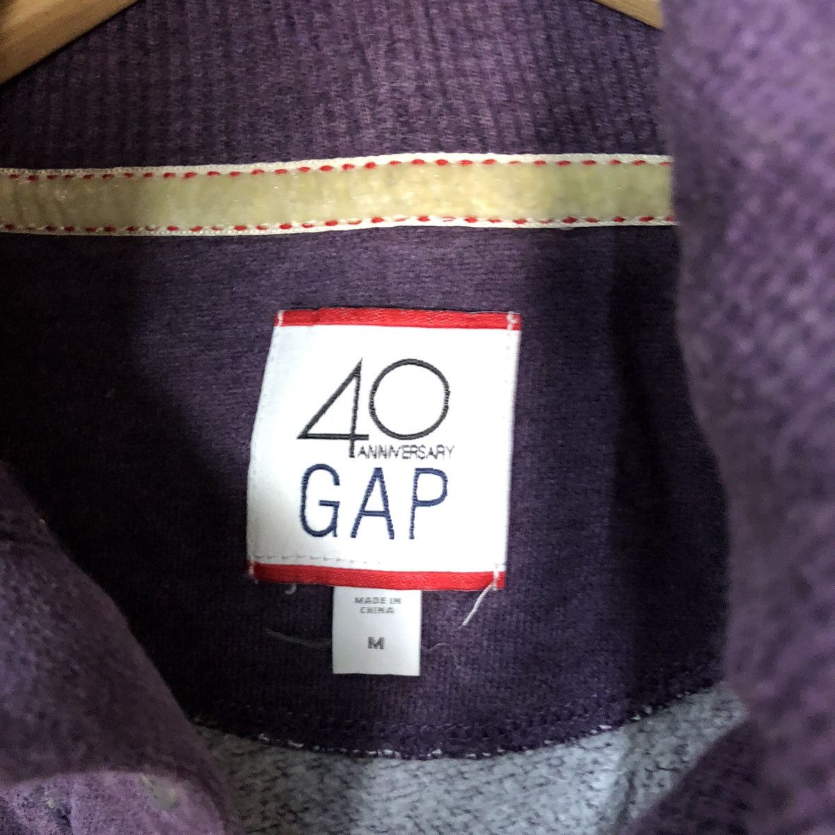 Gap 40 anniversary Gap Purple Hoodie long sweater #144B Size US M / EU 48-50 / 2 - 7 Thumbnail