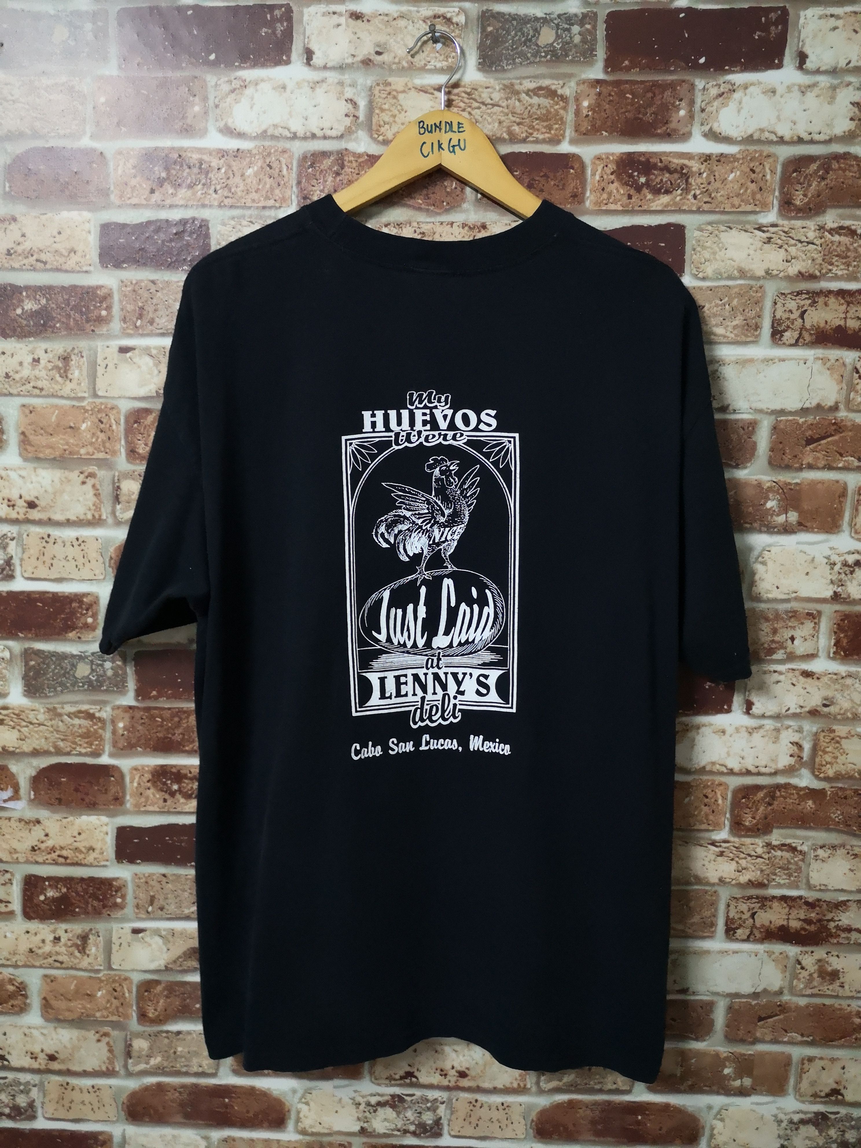 Vintage Just Laid At Lenny's Deli Size US XXL / EU 58 / 5 - 2 Thumbnail