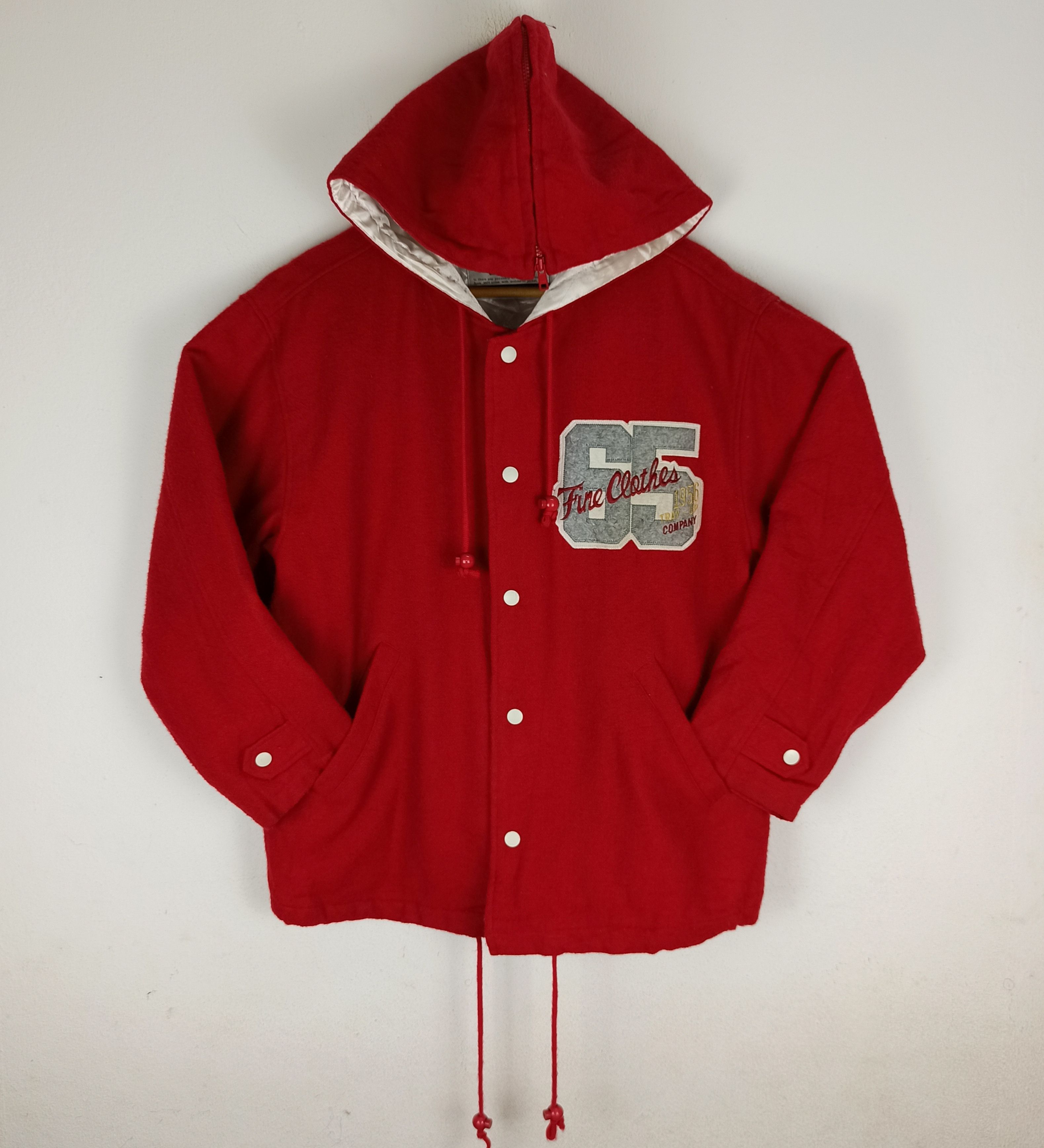 Edition Japan 🔥Rare🔥 Tray-up Company Wool Jacket Hoodie Japanese Brand Size US XL / EU 56 / 4 - 4 Thumbnail