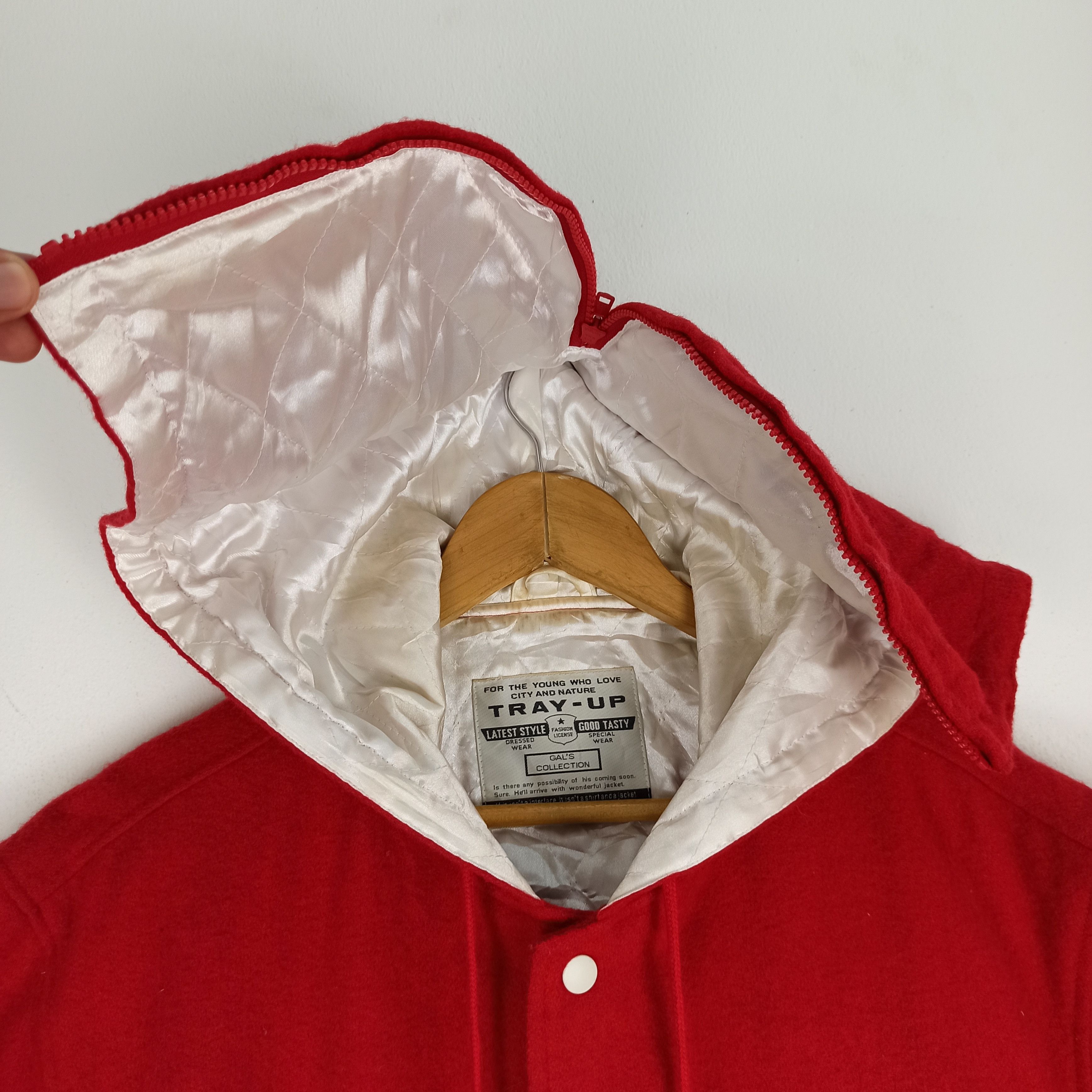 Edition Japan 🔥Rare🔥 Tray-up Company Wool Jacket Hoodie Japanese Brand Size US XL / EU 56 / 4 - 9 Thumbnail