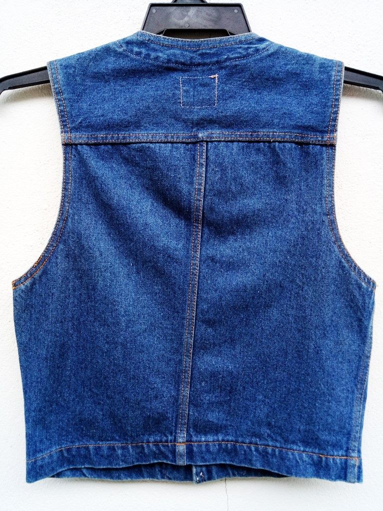 Wrangler 🔥Wrangler Japan Button Up Denim Vest Jacket RARE Size US XS / EU 42 / 0 - 7 Thumbnail