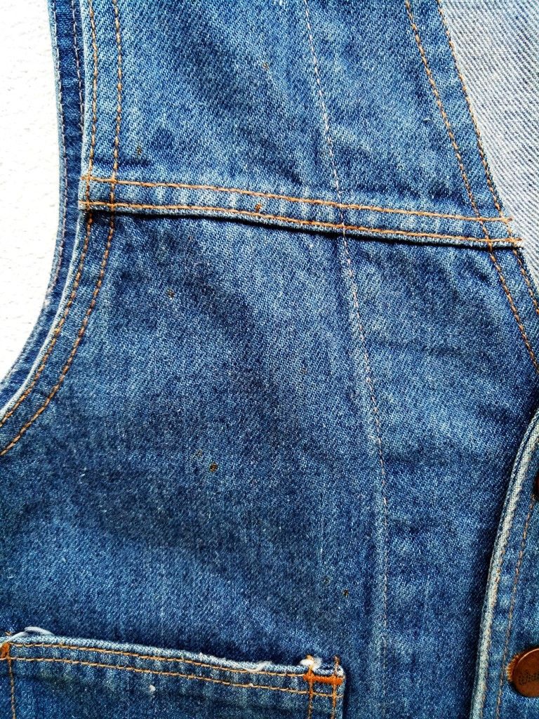 Wrangler 🔥Wrangler Japan Button Up Denim Vest Jacket RARE Size US XS / EU 42 / 0 - 5 Thumbnail