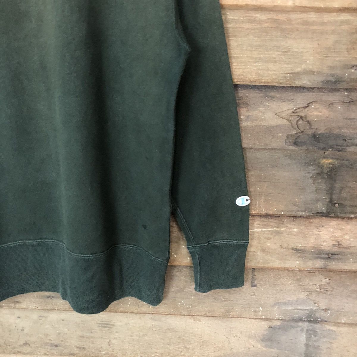 Champion × Vintage Champion Sportwear vintage faded Green Sweashirt #075B Size US L / EU 52-54 / 3 - 5 Thumbnail