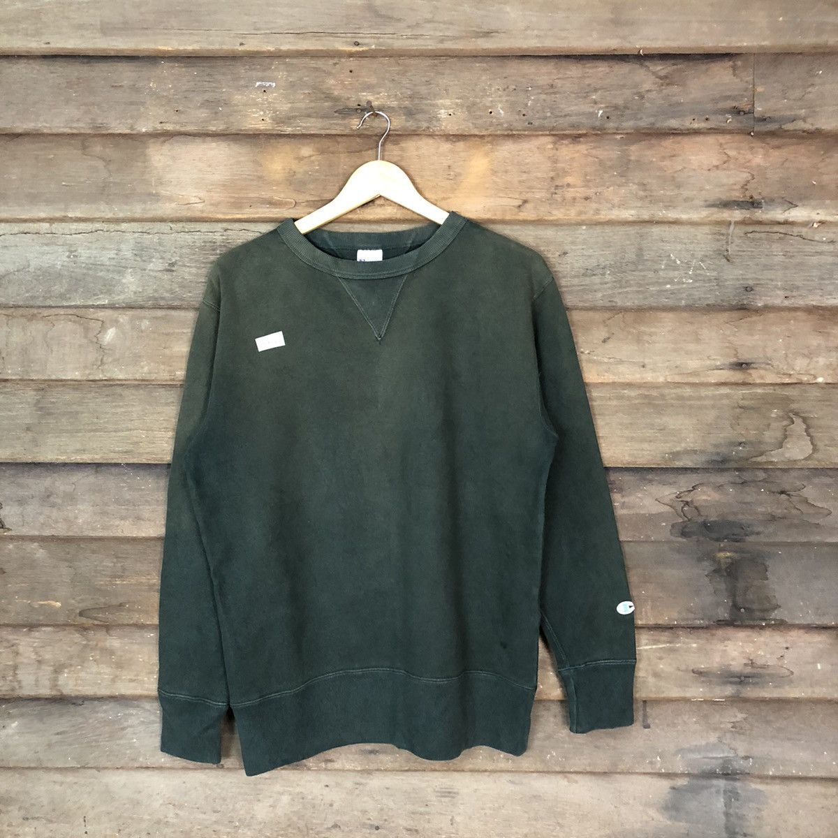 Champion × Vintage Champion Sportwear vintage faded Green Sweashirt #075B Size US L / EU 52-54 / 3 - 1 Thumbnail