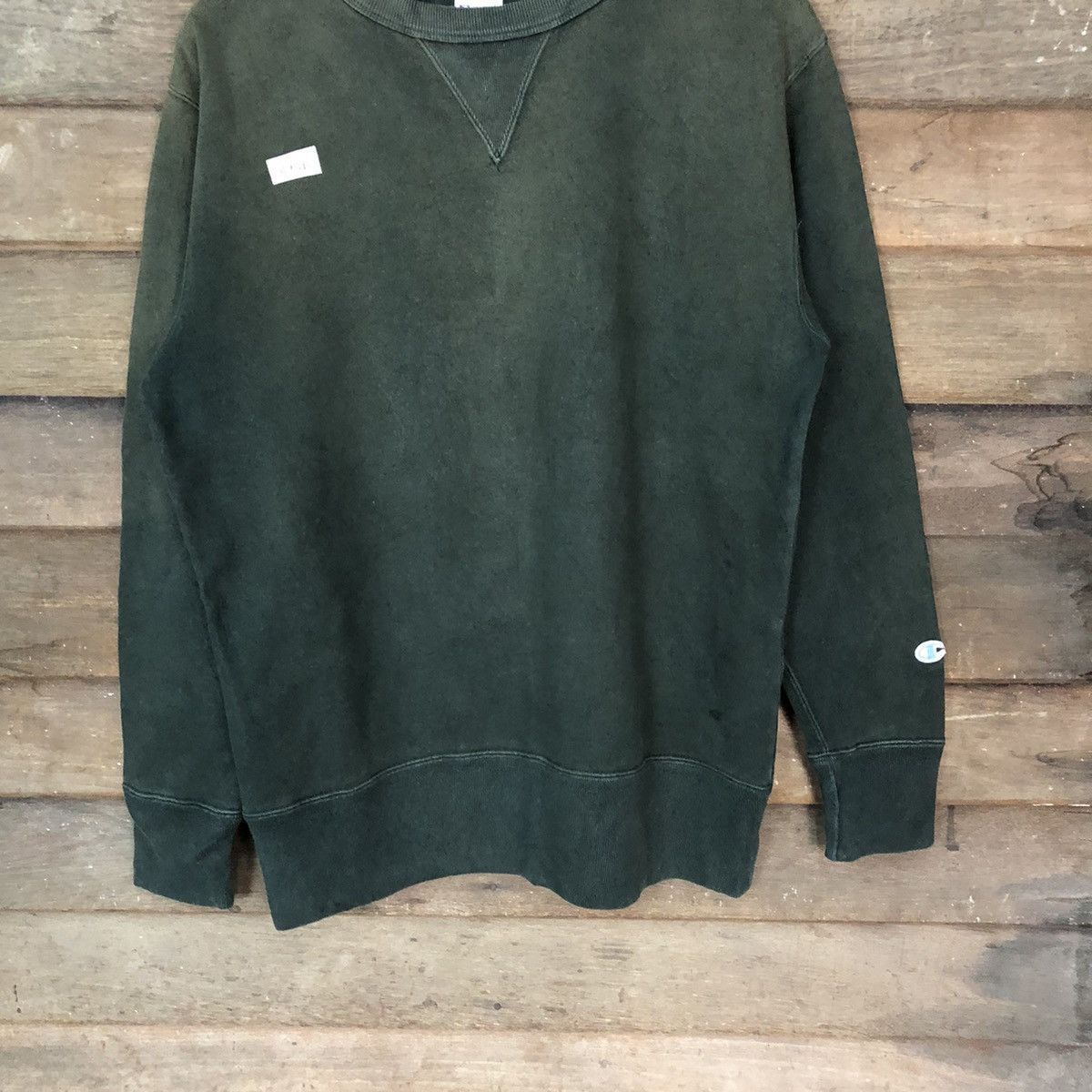 Champion × Vintage Champion Sportwear vintage faded Green Sweashirt #075B Size US L / EU 52-54 / 3 - 3 Thumbnail