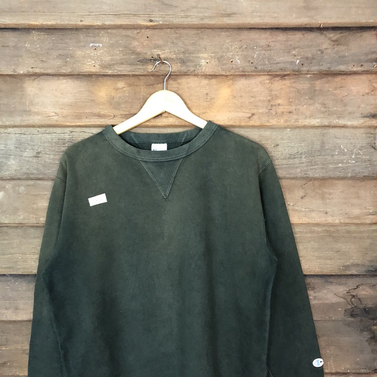 Champion × Vintage Champion Sportwear vintage faded Green Sweashirt #075B Size US L / EU 52-54 / 3 - 2 Thumbnail