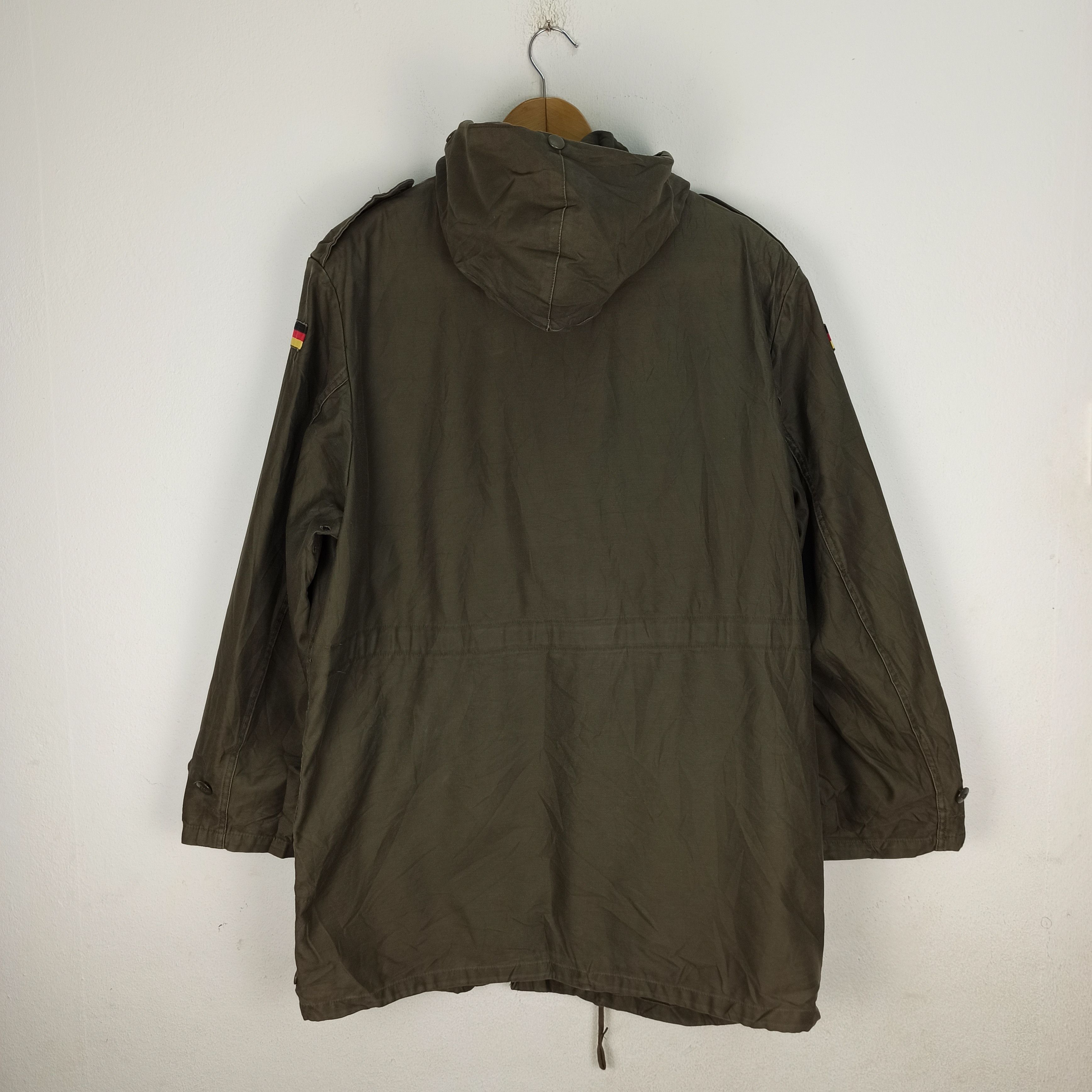 Vintage 🔥Rare🔥 91 Germany Military Army Parka Coat Hoodies Jacket Size US L / EU 52-54 / 3 - 8 Thumbnail