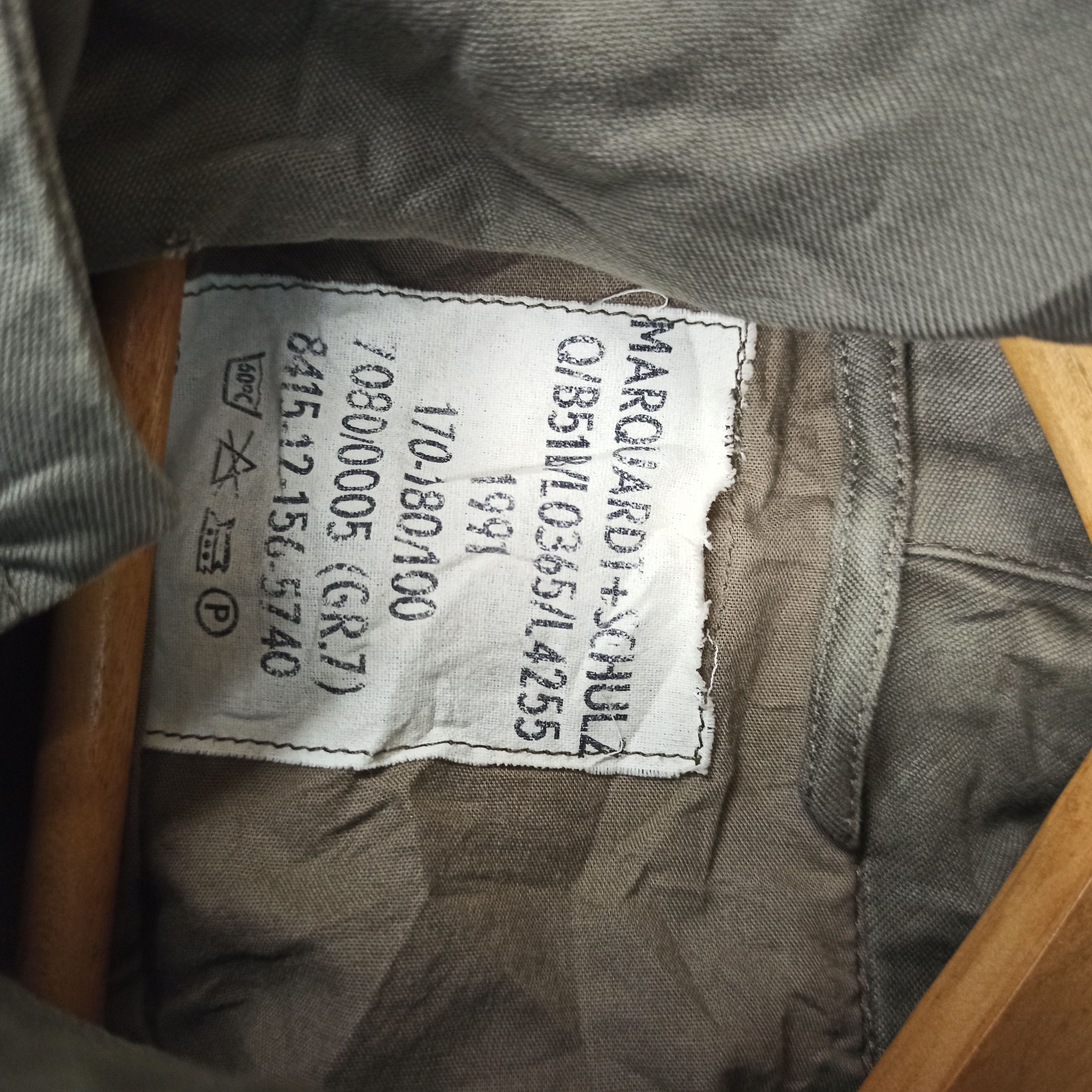 Vintage 🔥Rare🔥 91 Germany Military Army Parka Coat Hoodies Jacket Size US L / EU 52-54 / 3 - 12 Thumbnail