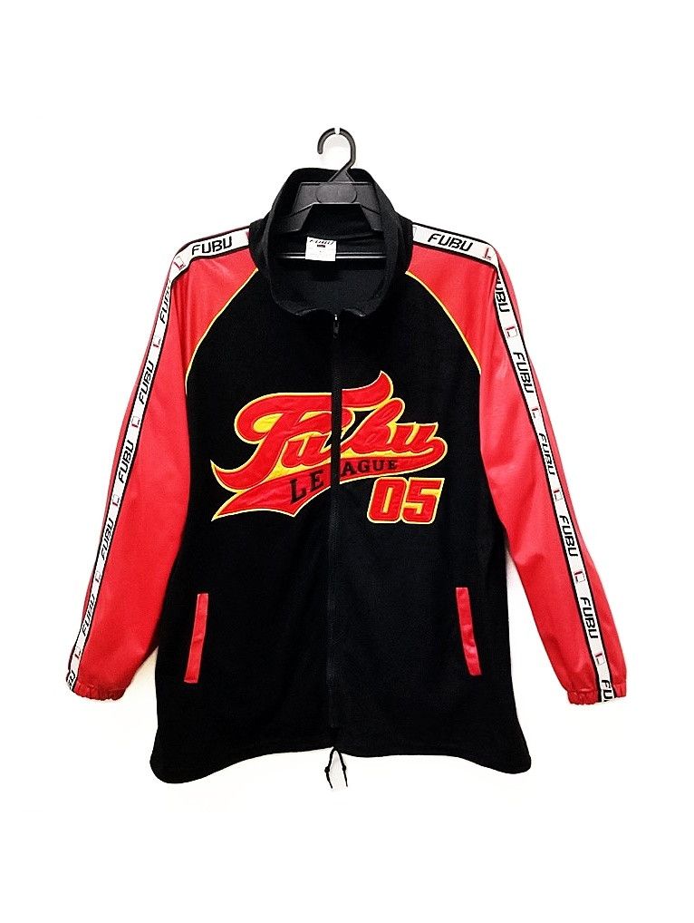 image of Vintage Fubu 05 Colorfull Big Logo Jacket Made In Usa, Men's (Size Large)
