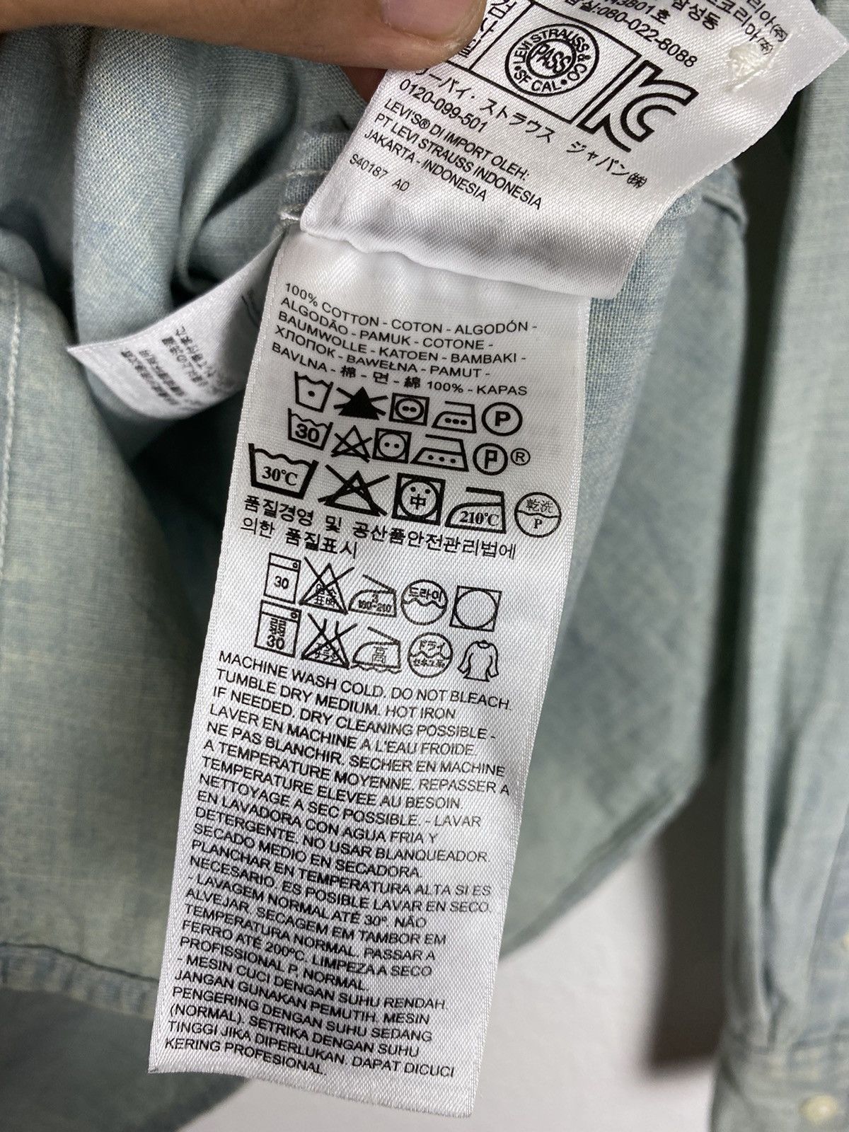 Levi's × Levi's Vintage Clothing LEVI’S BUTTON UP SHIRT - SMALL SIZE Size US S / EU 44-46 / 1 - 10 Thumbnail
