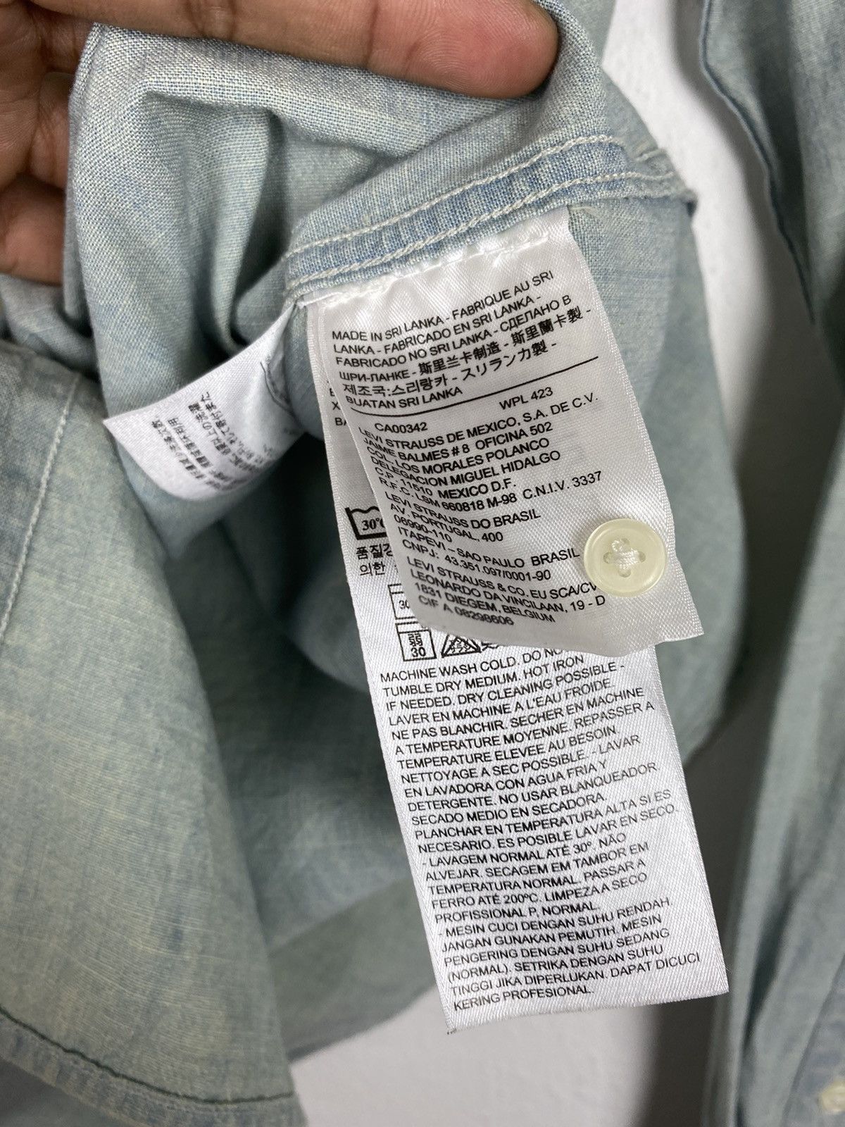 Levi's × Levi's Vintage Clothing LEVI’S BUTTON UP SHIRT - SMALL SIZE Size US S / EU 44-46 / 1 - 9 Thumbnail