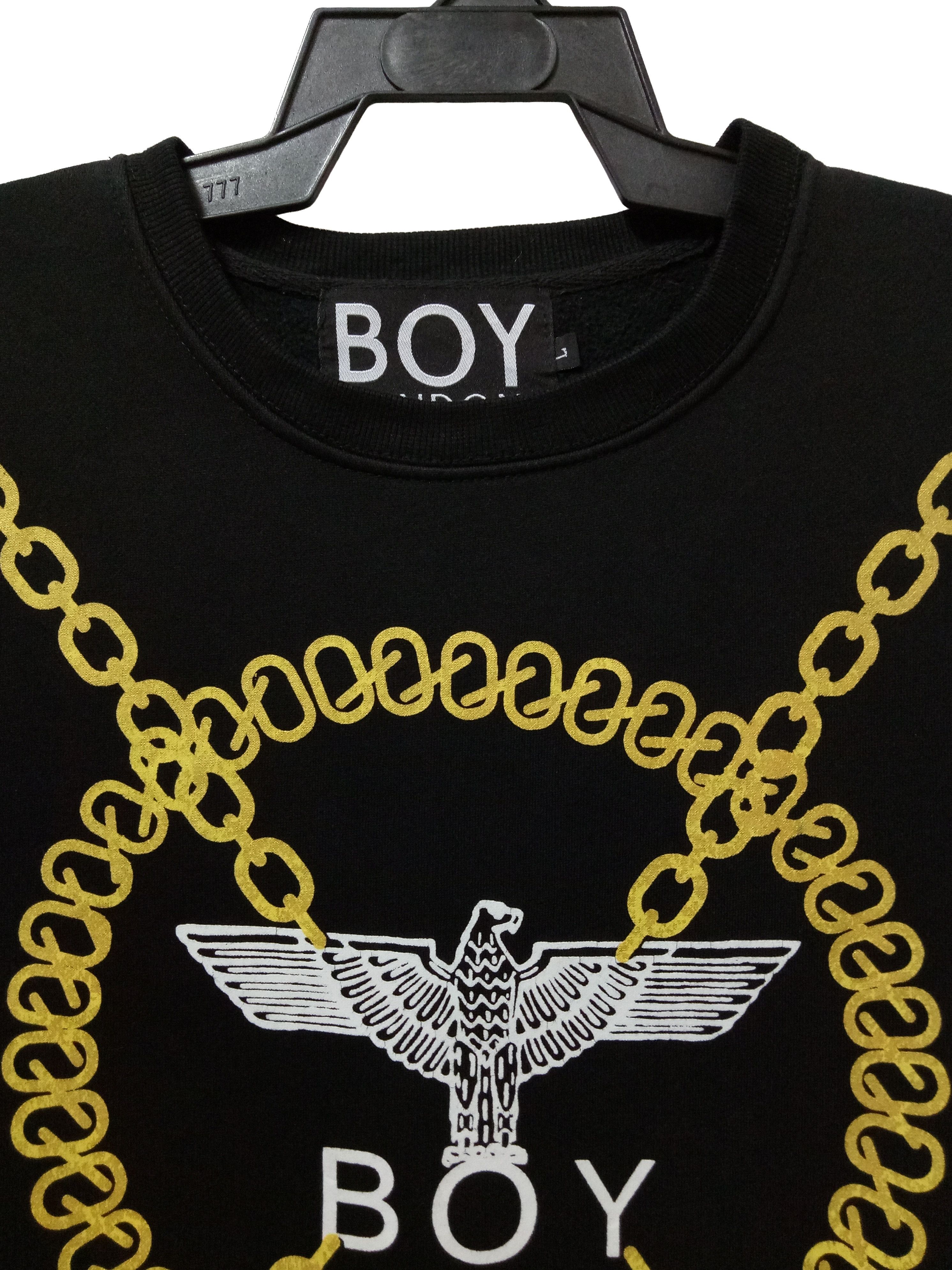 Boy London Boy London Anarchy Chain Sweatshirt Rare Design Size US M / EU 48-50 / 2 - 4 Thumbnail