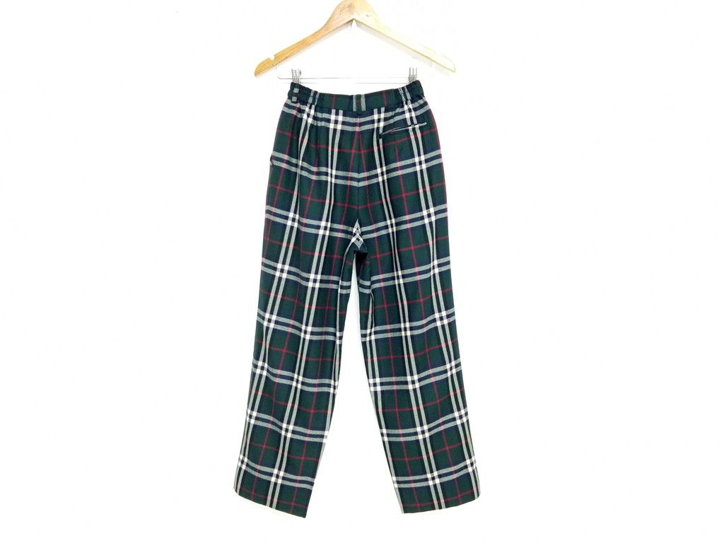 Burberry 💥Vintage Burberry's Wool💥Checker Plaid Pants Mods Style Size US 28 / EU 44 - 9 Thumbnail
