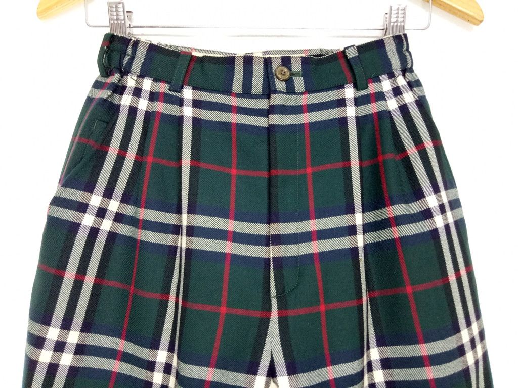 Burberry 💥Vintage Burberry's Wool💥Checker Plaid Pants Mods Style Size US 28 / EU 44 - 2 Thumbnail