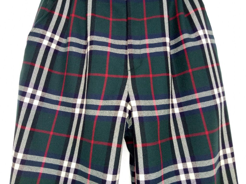 Burberry 💥Vintage Burberry's Wool💥Checker Plaid Pants Mods Style Size US 28 / EU 44 - 6 Thumbnail