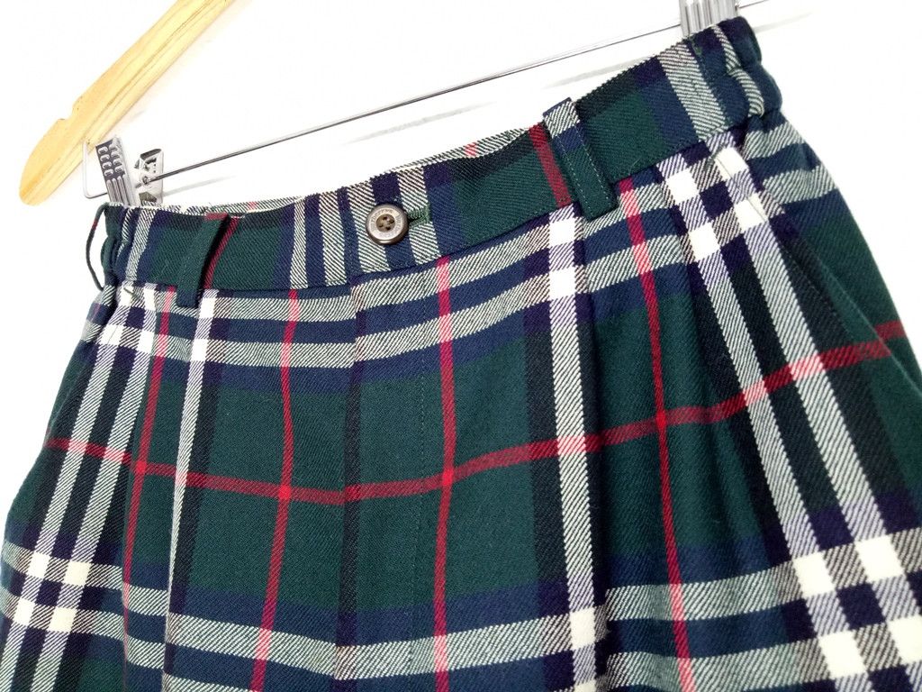 Burberry 💥Vintage Burberry's Wool💥Checker Plaid Pants Mods Style Size US 28 / EU 44 - 5 Thumbnail