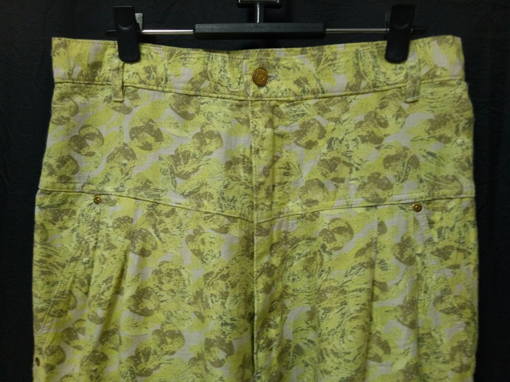 Issey Miyake 🔥🔥🔥Mercibeaucoup Floral Motif Drop Crotch Pants RARE Size US 32 / EU 48 - 2 Thumbnail