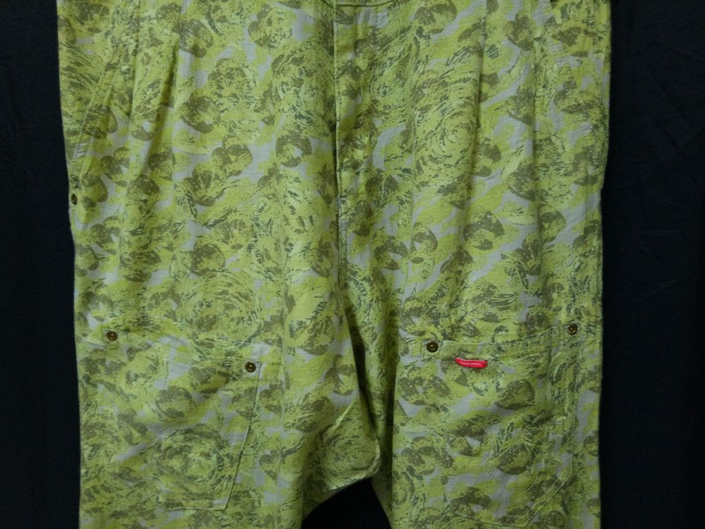Issey Miyake 🔥🔥🔥Mercibeaucoup Floral Motif Drop Crotch Pants RARE Size US 32 / EU 48 - 5 Thumbnail