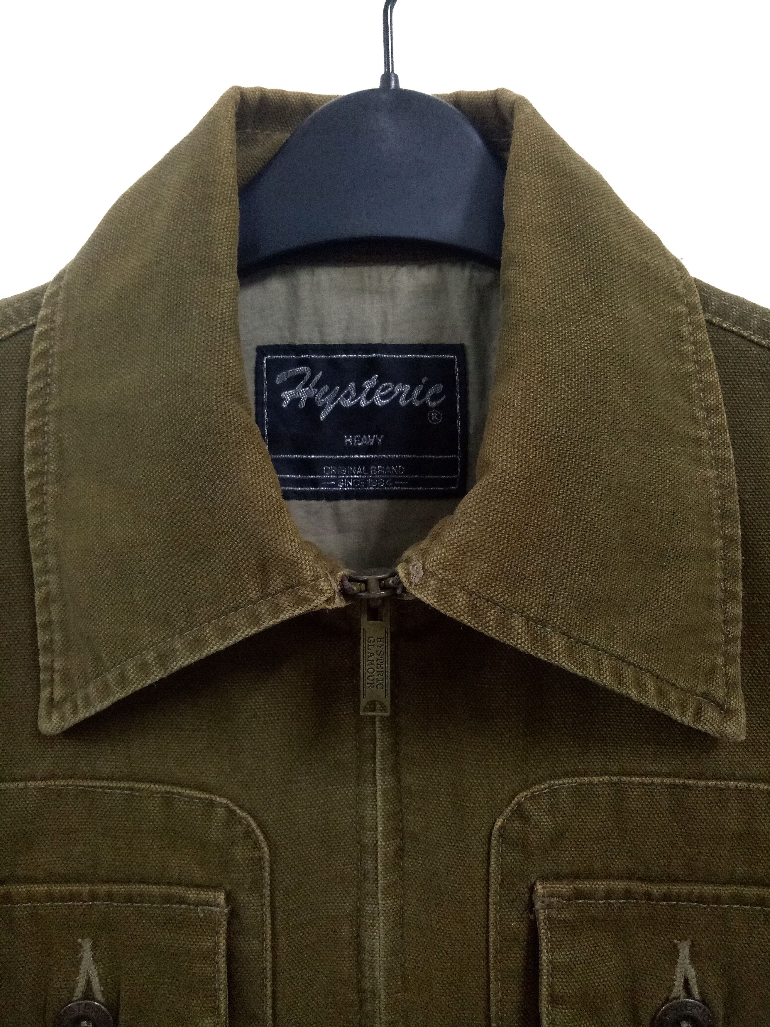 Hysteric Glamour 🔥HYSTERIC GLAMOUR HEAVY🔥Canvas Cotton Jacket RARE Design Size US M / EU 48-50 / 2 - 7 Thumbnail
