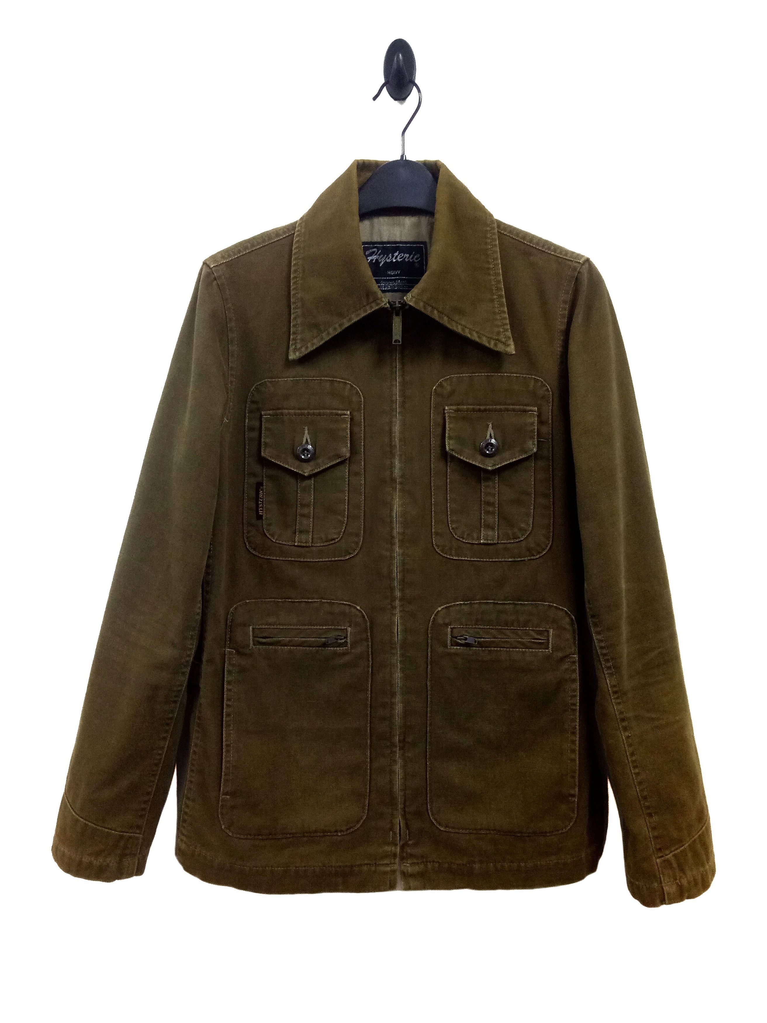 Hysteric Glamour 🔥HYSTERIC GLAMOUR HEAVY🔥Canvas Cotton Jacket RARE Design Size US M / EU 48-50 / 2 - 1 Thumbnail