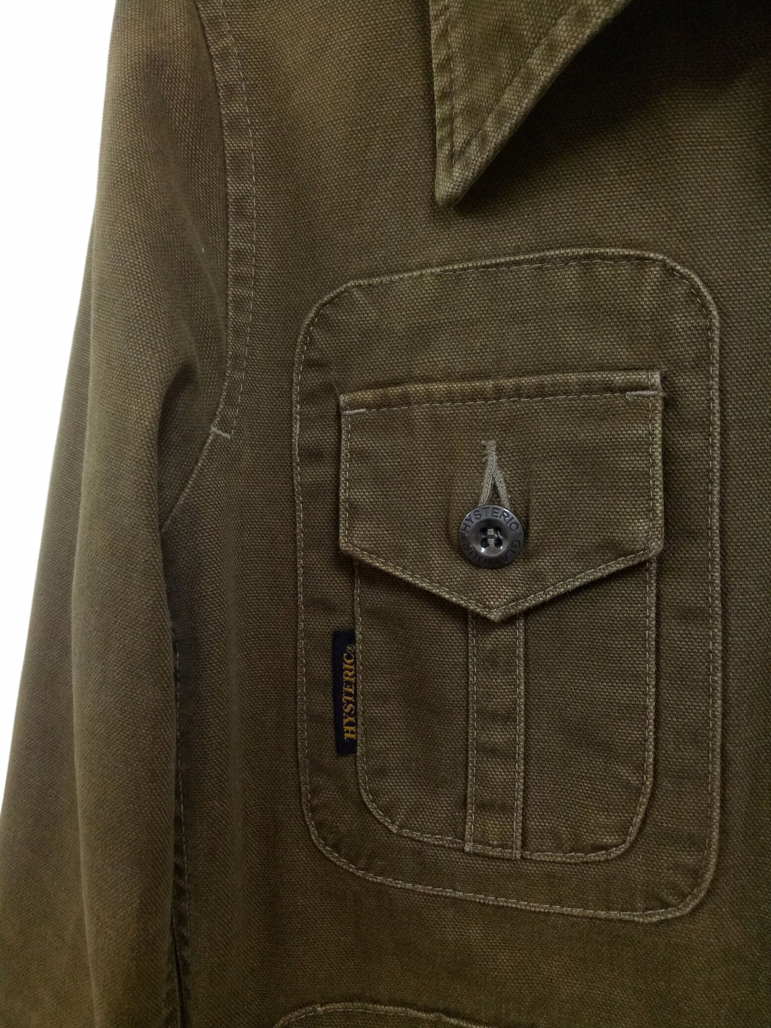 Hysteric Glamour 🔥HYSTERIC GLAMOUR HEAVY🔥Canvas Cotton Jacket RARE Design Size US M / EU 48-50 / 2 - 6 Thumbnail