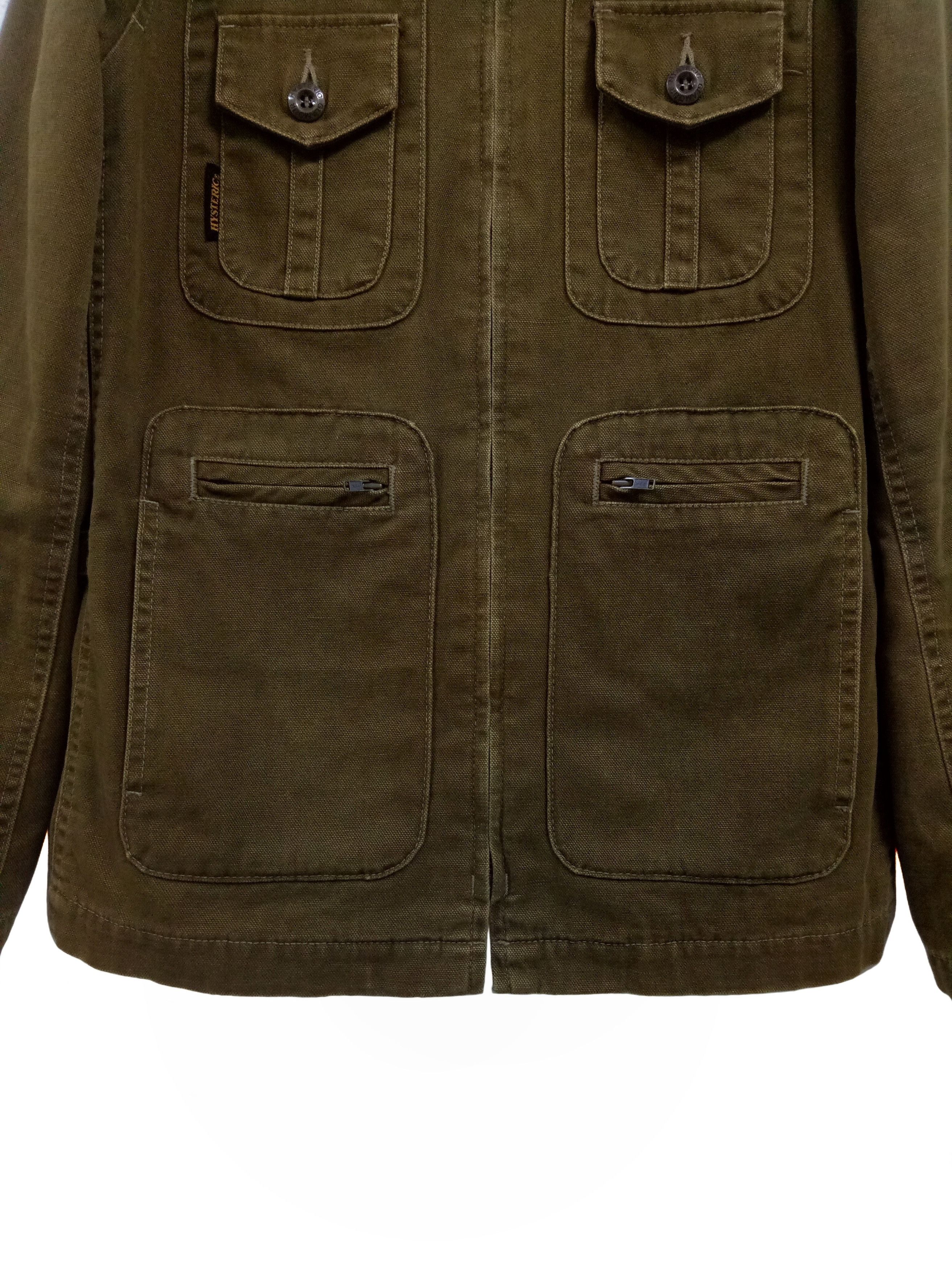 Hysteric Glamour 🔥HYSTERIC GLAMOUR HEAVY🔥Canvas Cotton Jacket RARE Design Size US M / EU 48-50 / 2 - 3 Thumbnail