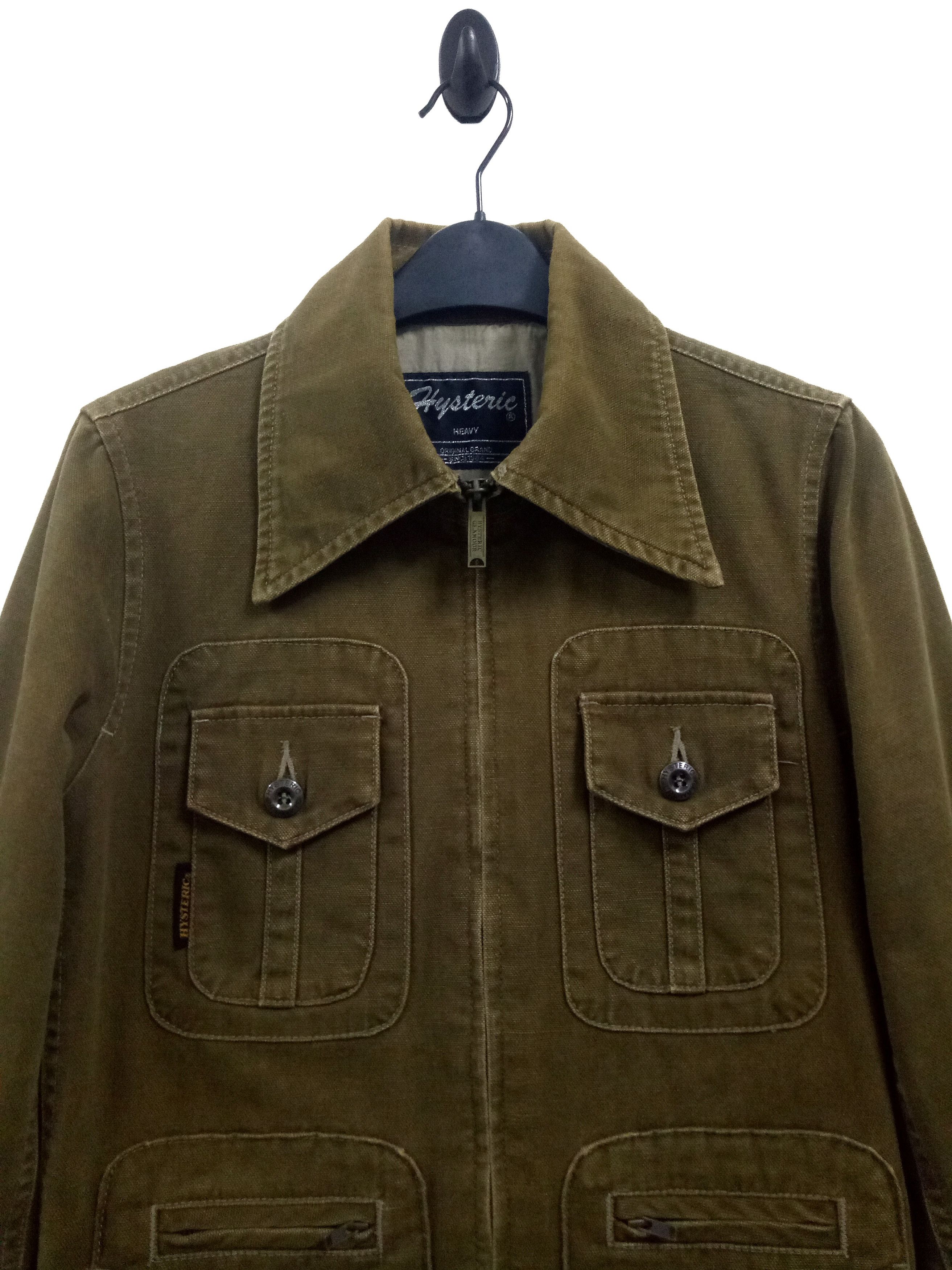 Hysteric Glamour 🔥HYSTERIC GLAMOUR HEAVY🔥Canvas Cotton Jacket RARE Design Size US M / EU 48-50 / 2 - 2 Thumbnail