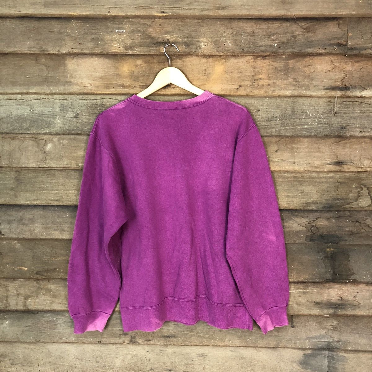 Champion Champion vintage faded Purple Sweathshirt #062B Size US L / EU 52-54 / 3 - 11 Thumbnail