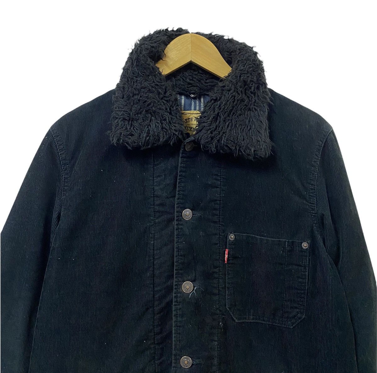 Levi's Vintage 90’s Levi’s Velvet soft denim sherpa Size US M / EU 48-50 / 2 - 2 Thumbnail