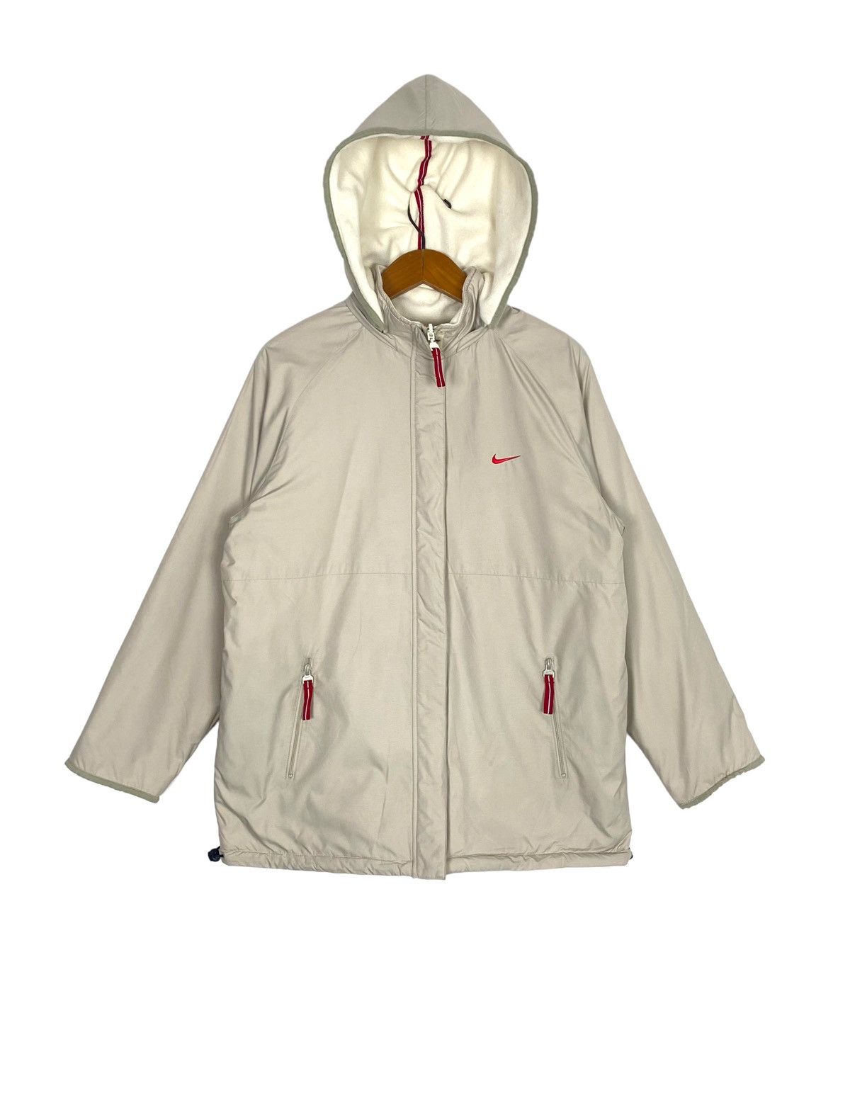 Nike Rare‼️ Nike Hoodie Reversible Small Logo Jacket Size L / US 10 / IT 46 - 2 Thumbnail
