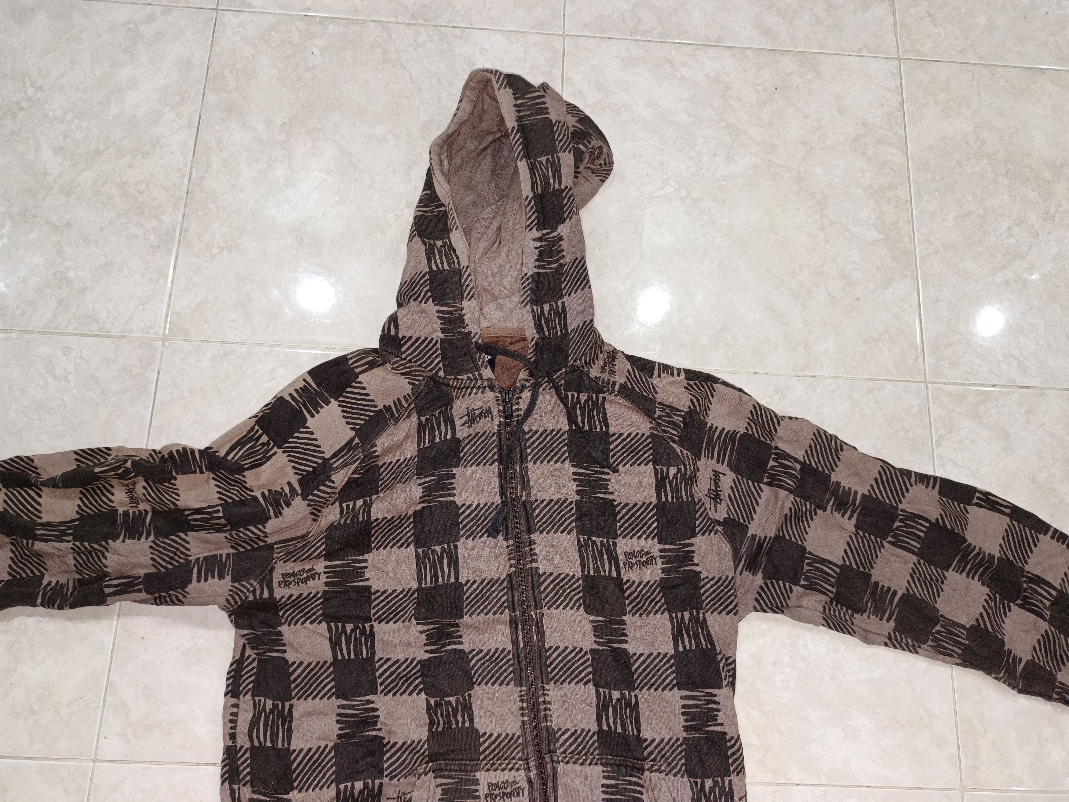 Stussy Stussy hoodie full print all over me hoodi Size US M / EU 48-50 / 2 - 4 Thumbnail