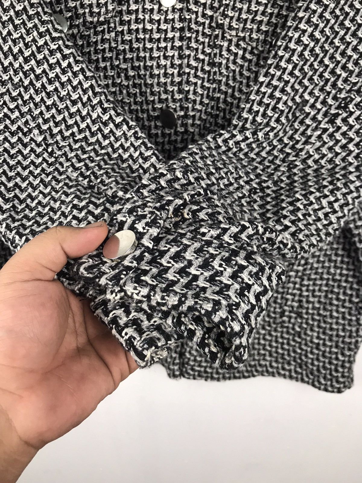 Zara 🔥Rare🔥Vintage Zara Knit Full Button Jacket Size M / US 6-8 / IT 42-44 - 7 Thumbnail