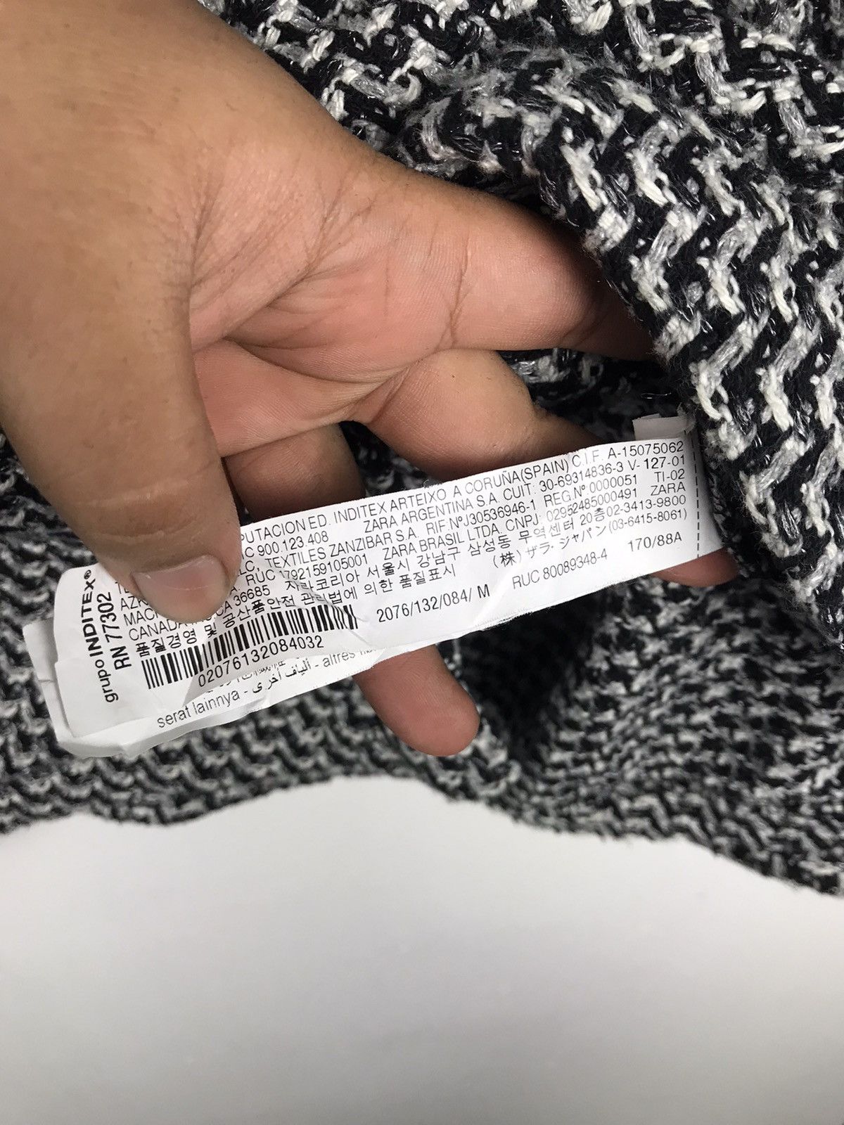 Zara 🔥Rare🔥Vintage Zara Knit Full Button Jacket Size M / US 6-8 / IT 42-44 - 8 Thumbnail