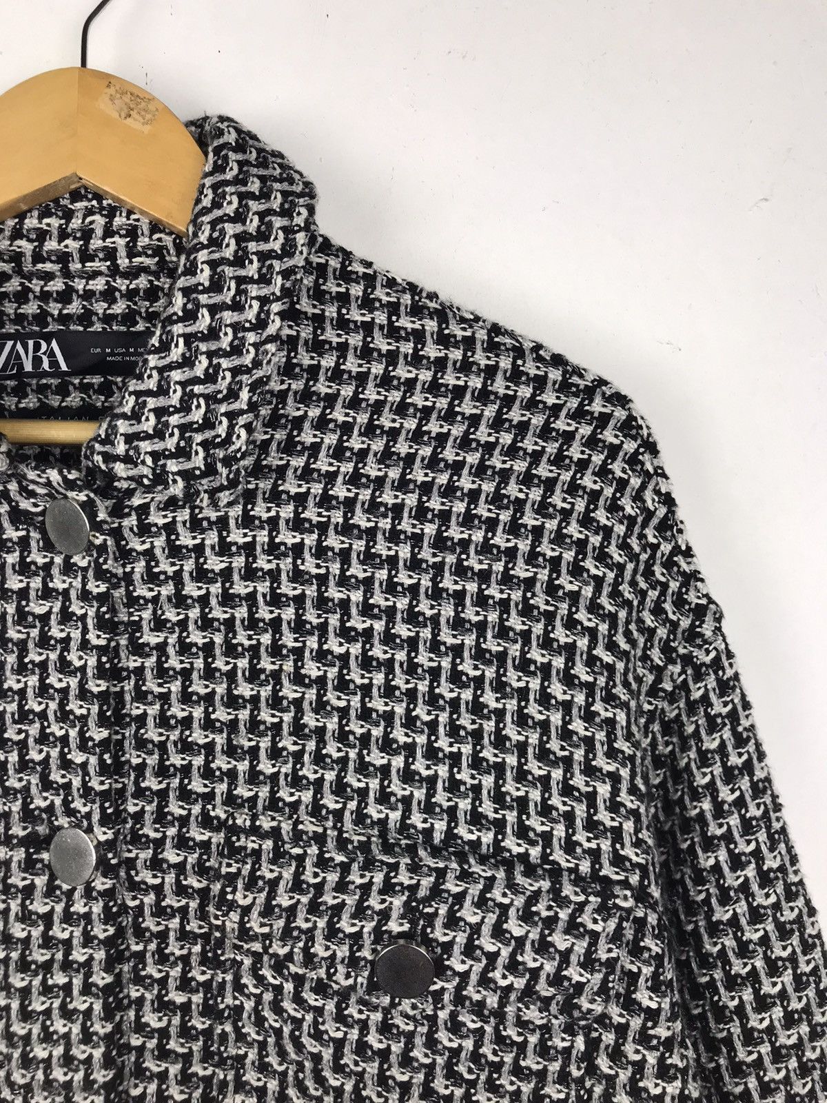 Zara 🔥Rare🔥Vintage Zara Knit Full Button Jacket Size M / US 6-8 / IT 42-44 - 5 Thumbnail
