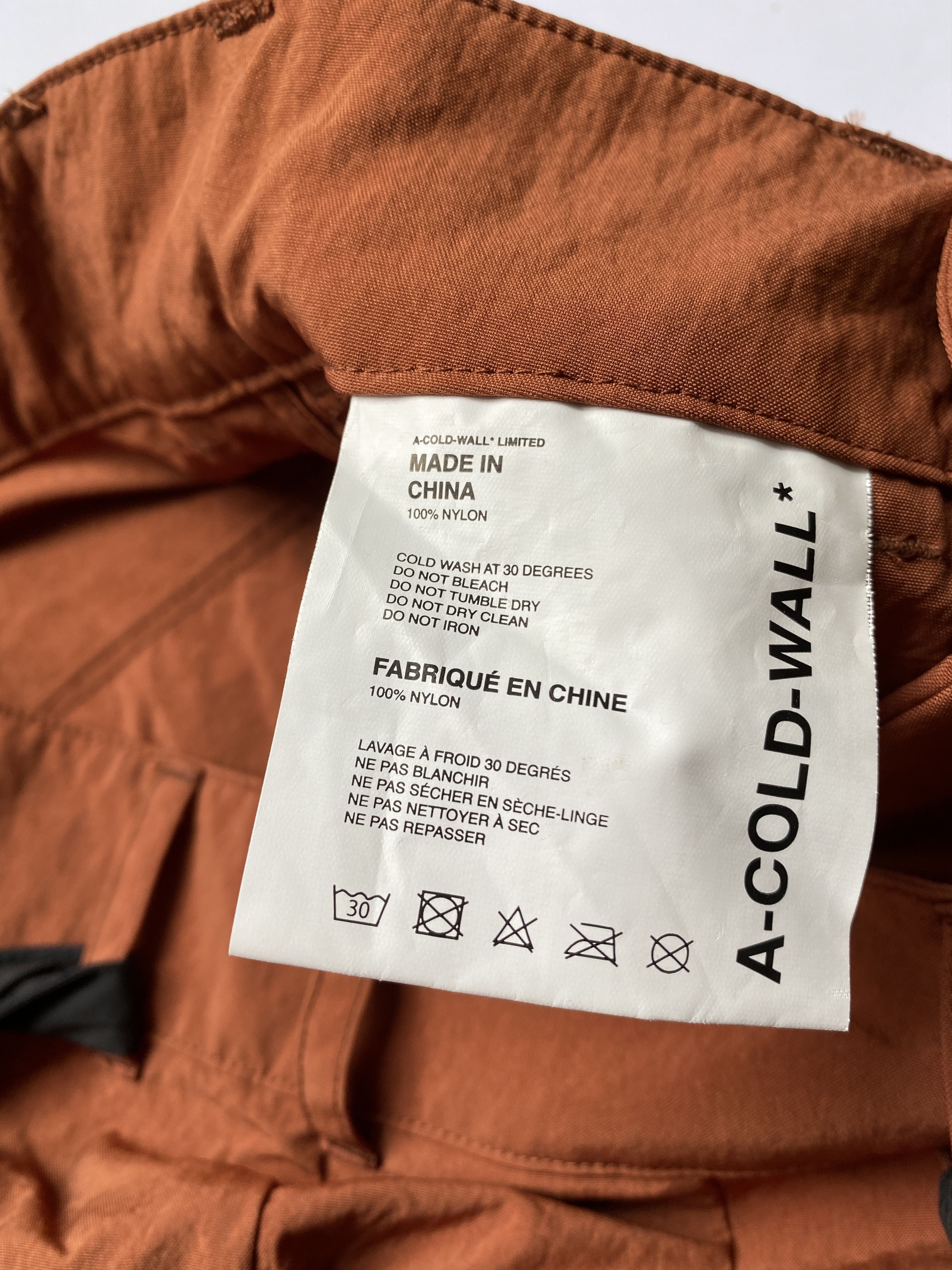 A-COLD-WALL* ⚡️QUICK SALE⚡️A Cold Wall Coppery Brown Pants Trousers Size US 30 / EU 46 - 7 Thumbnail