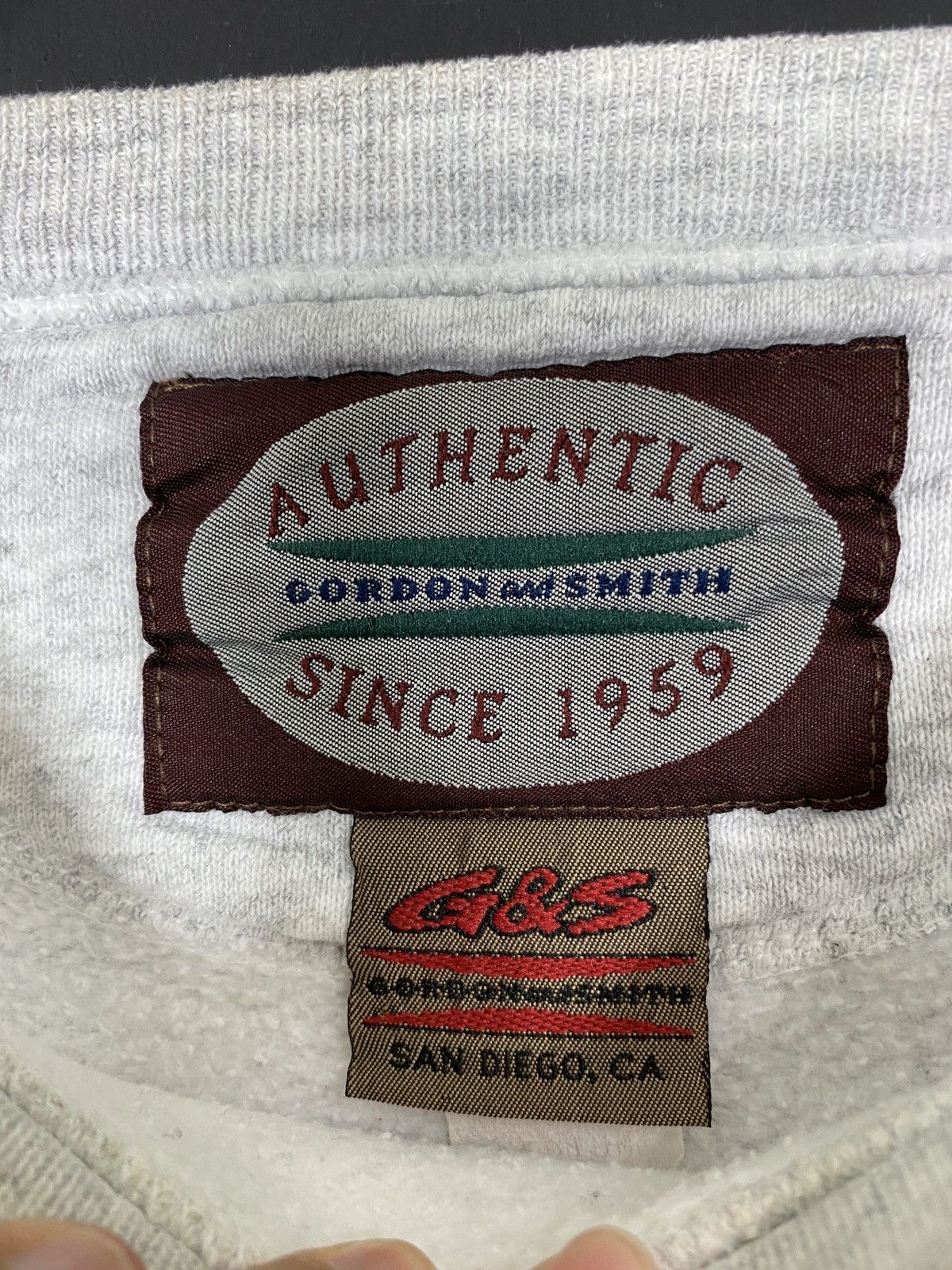 Vintage Rare‼️Gordon and Smith Sweatshirt Big Logo Made in Usa Size US M / EU 48-50 / 2 - 5 Thumbnail