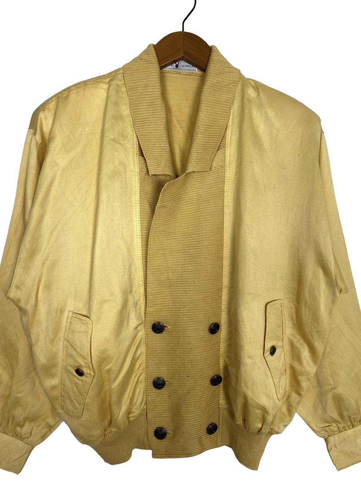 Playboy Rare‼️ Vtg Playboy Sport Knitwear Jacket Rayon Cotton Japan Size US M / EU 48-50 / 2 - 2 Thumbnail