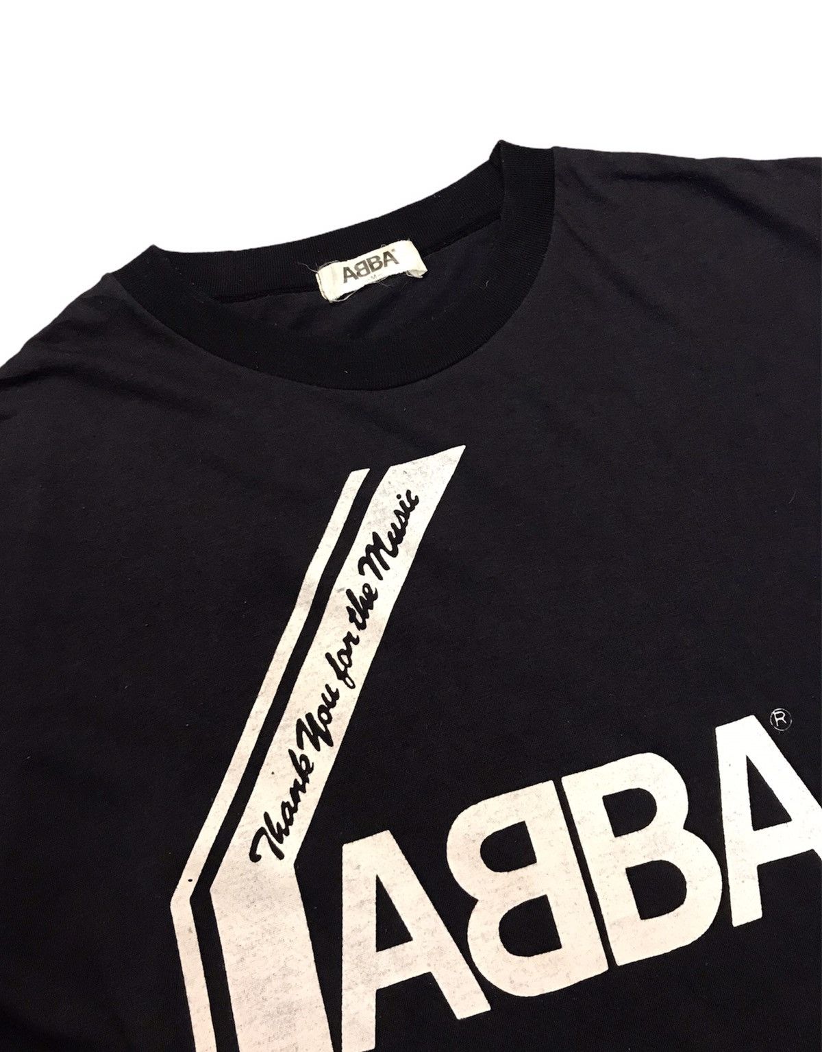 Band Tees 90s ABBA Vintage Single Stitch tee Size US M / EU 48-50 / 2 - 2 Thumbnail