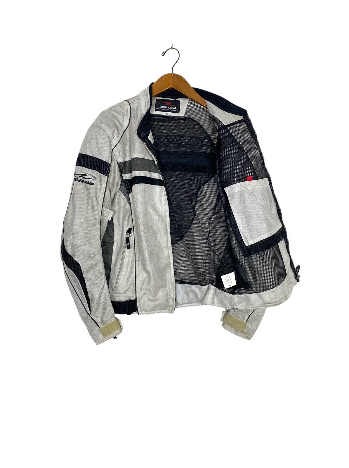 Japanese Brand Rare‼️ Rough & Road Biker Riding Jacket Spellout Size US M / EU 48-50 / 2 - 1 Thumbnail