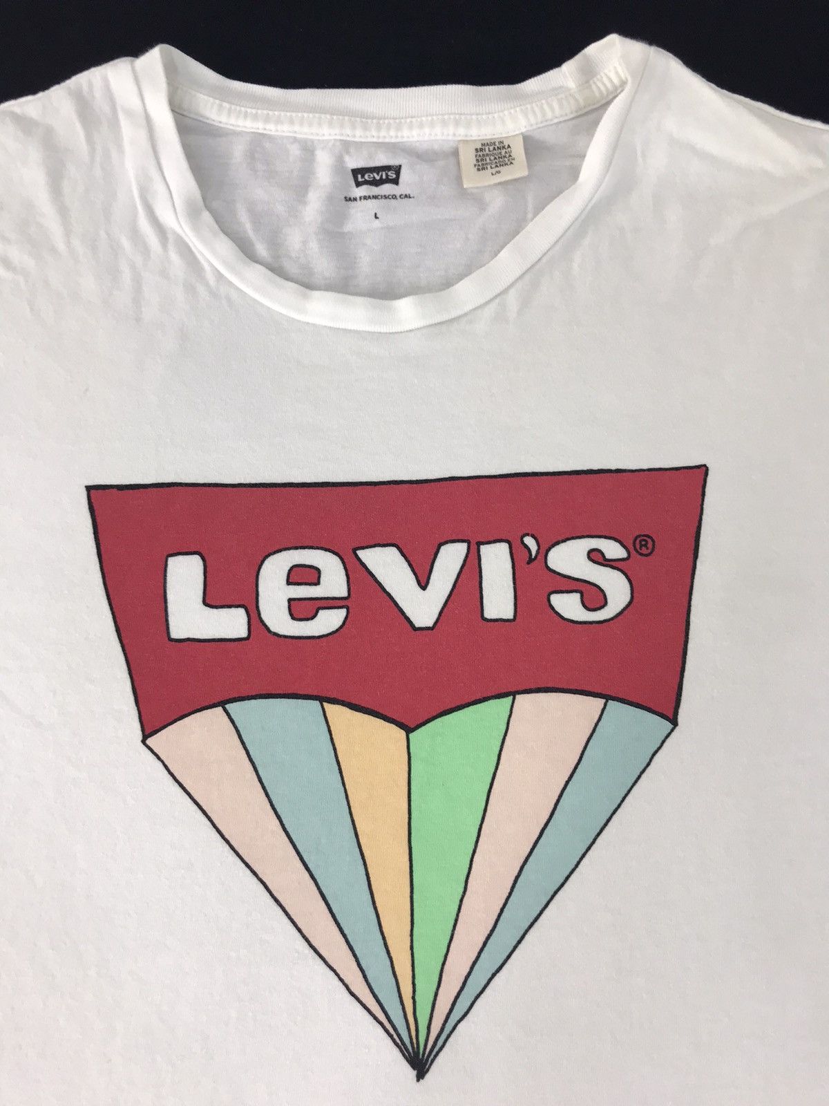 Levi's × Levi's Vintage Clothing × Vintage Vintage Levi’s San Francisco Big Logo T-shirt Tee Printed Size L / US 10 / IT 46 - 3 Thumbnail