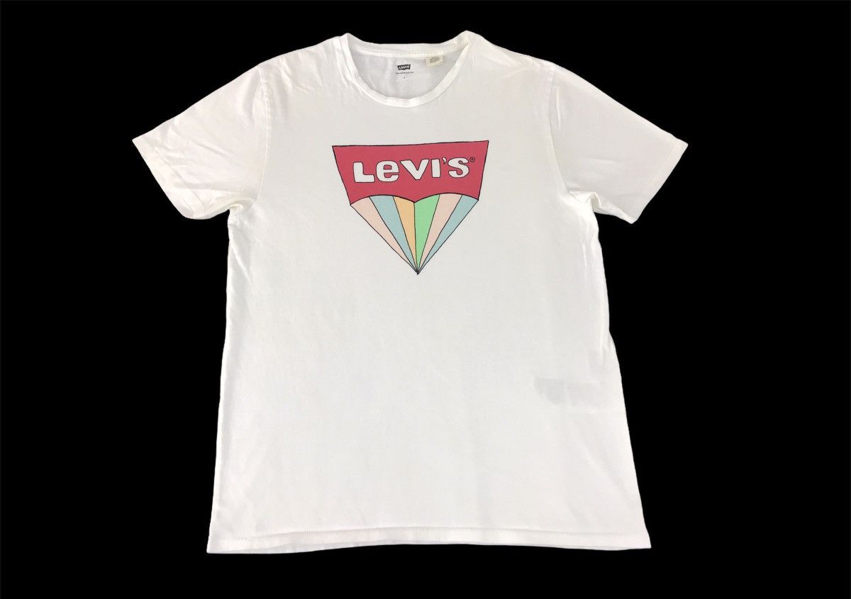 Levi's × Levi's Vintage Clothing × Vintage Vintage Levi’s San Francisco Big Logo T-shirt Tee Printed Size L / US 10 / IT 46 - 1 Thumbnail