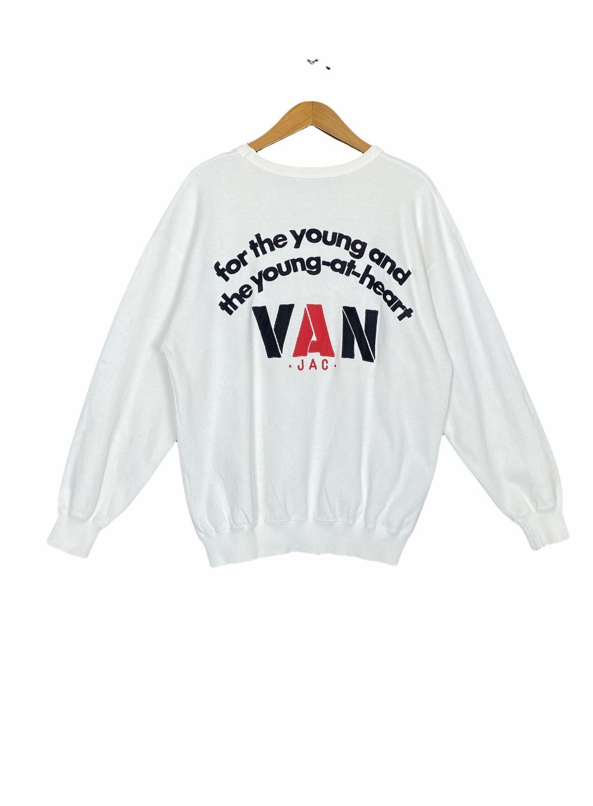 Japanese Brand Rare‼️ Van Jac Sweatshirt Big Logo Large Size Made In Japan Size US L / EU 52-54 / 3 - 1 Thumbnail