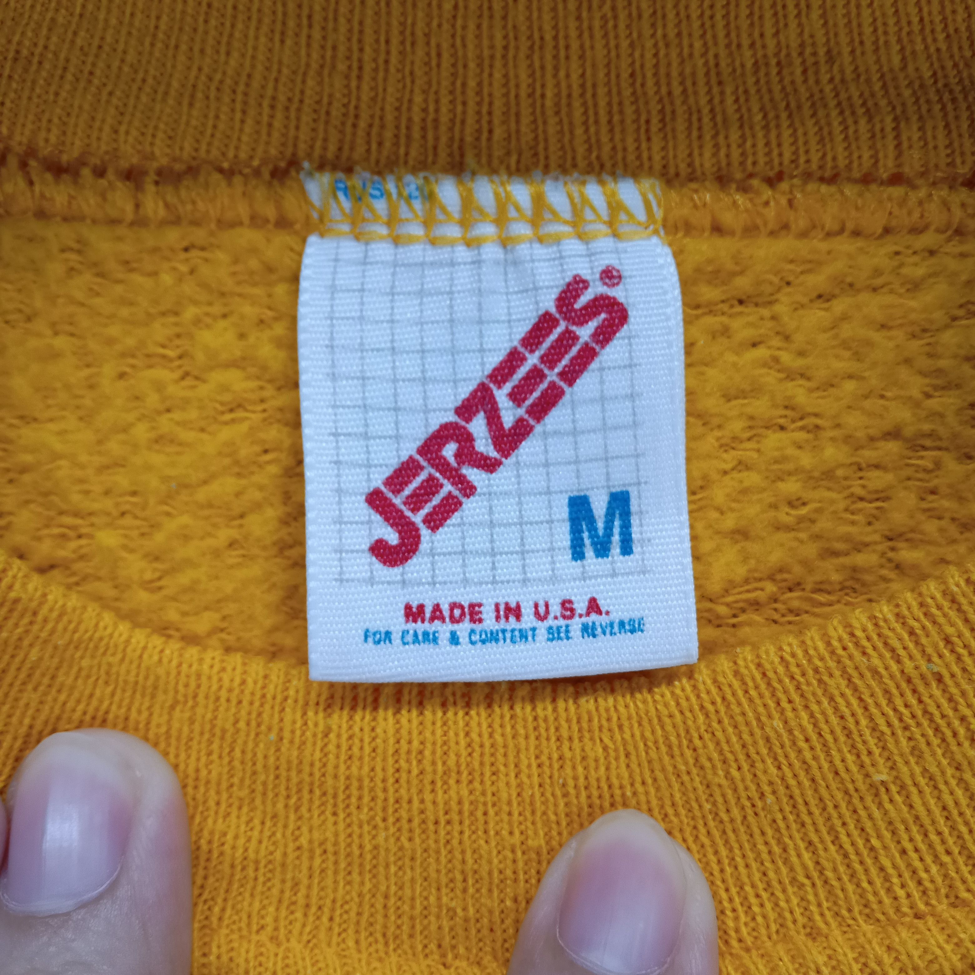 Jerzees Vintage Witches Flight Academy Big Logo Sweatshirt #1561-63 Size S / US 4 / IT 40 - 6 Thumbnail