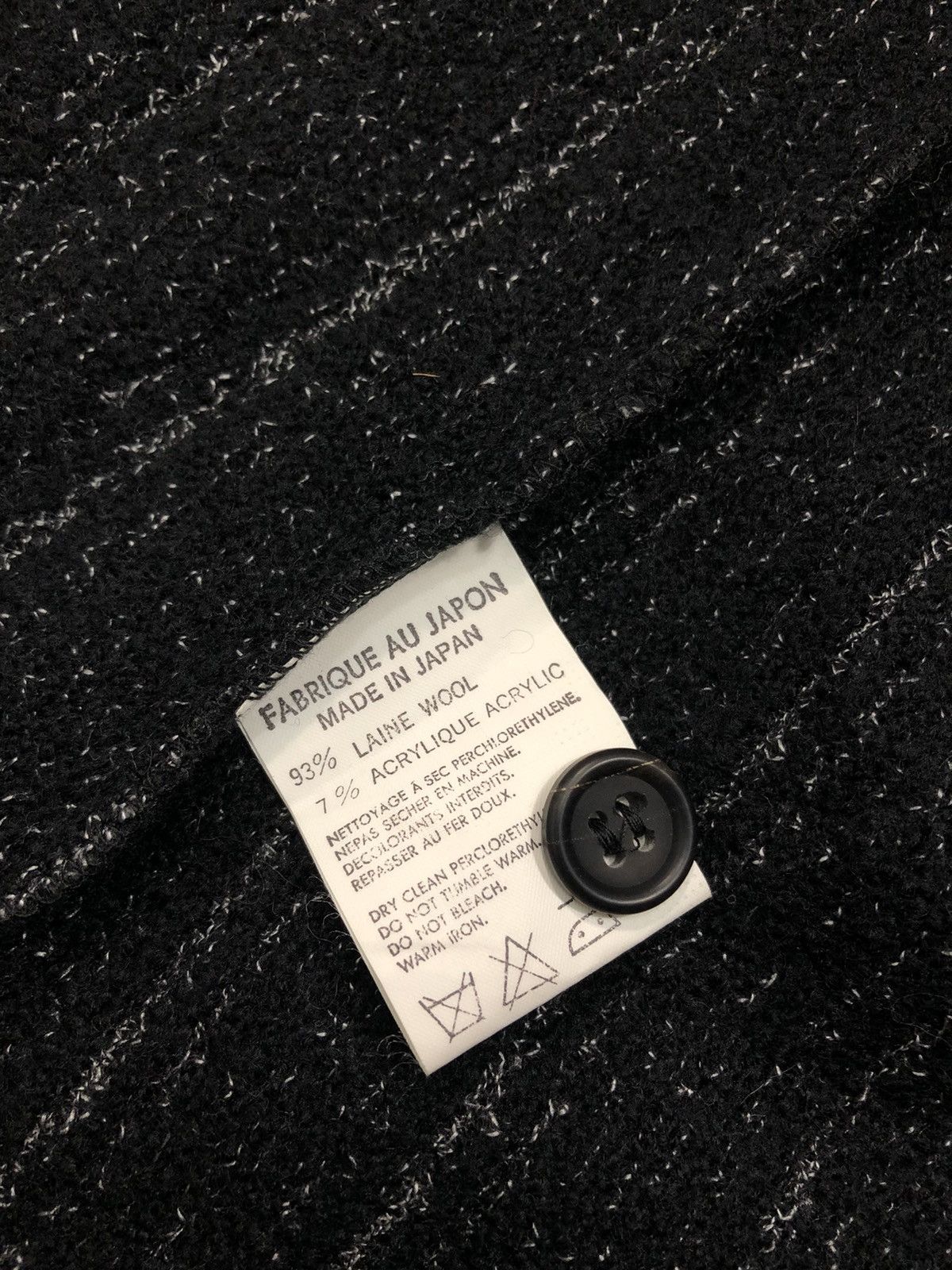 Designer × Yohji Yamamoto Vintage Y’s Yohji Yamamoto Wool Robe Rare Design Size US S / EU 44-46 / 1 - 4 Thumbnail