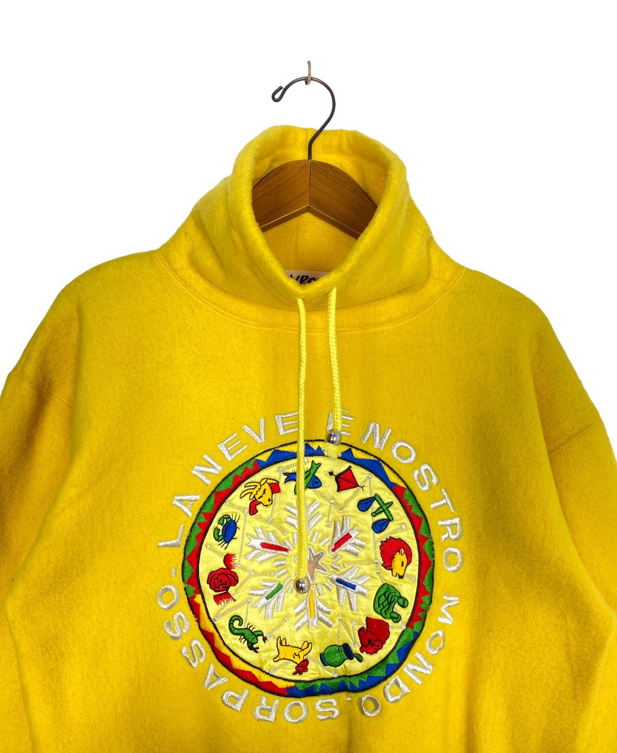 Japanese Brand Rare‼️Jiro Neck Turtle Sweatshirt Embroidery Big Logo Size S / US 4 / IT 40 - 2 Thumbnail