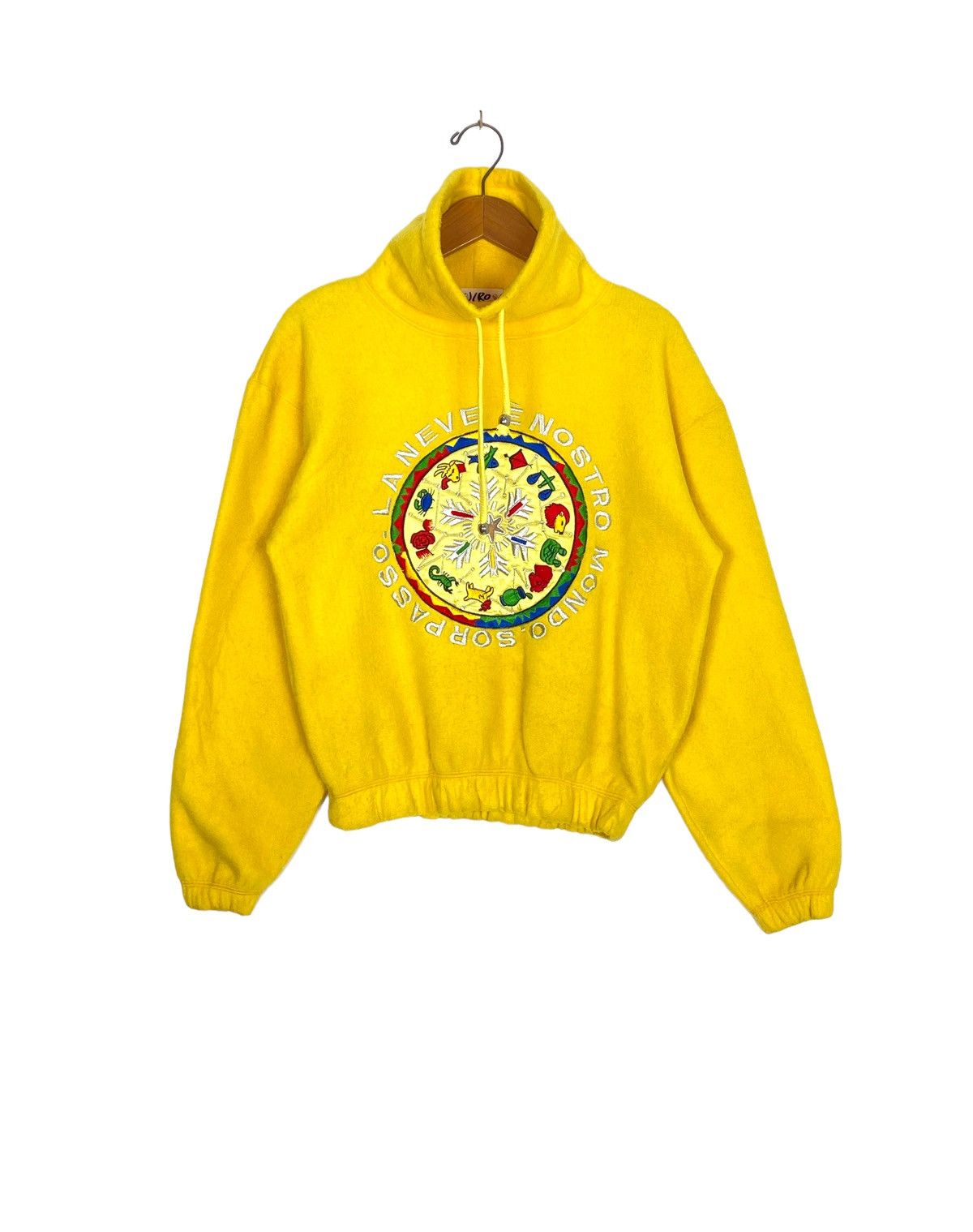 Japanese Brand Rare‼️Jiro Neck Turtle Sweatshirt Embroidery Big Logo Size S / US 4 / IT 40 - 1 Thumbnail