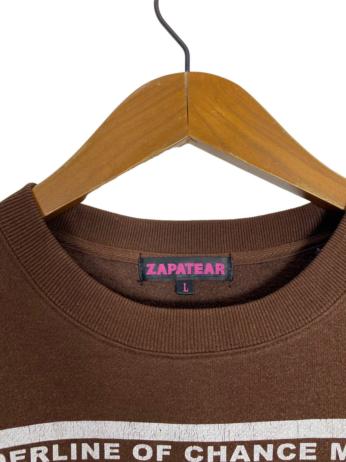 Japanese Brand Rare‼️ Zapatear Sweatshirt Big Logo Size L / US 10 / IT 46 - 3 Thumbnail